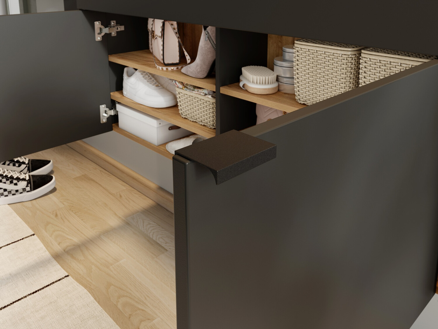 Esikukomplekt Cirsale 106 (Grafiit + Navarra tamm)