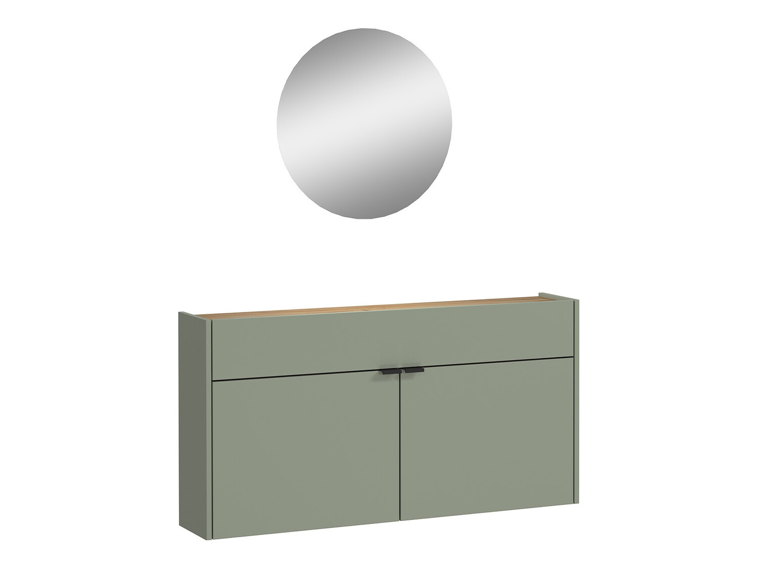 Esikukomplekt Cirsale 106 (Tolmune roheline + Navarra tamm)