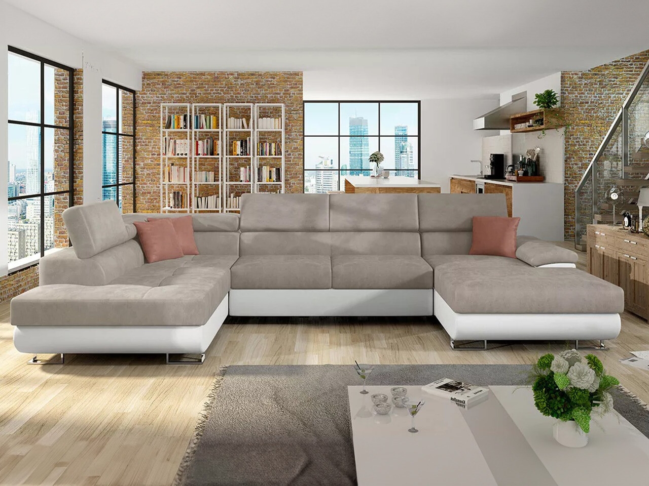 Nurgadiivan Comfivo Ruta IV (Soft 017 + Uttario Velvet 2979 + Uttario Velvet 2955 St)