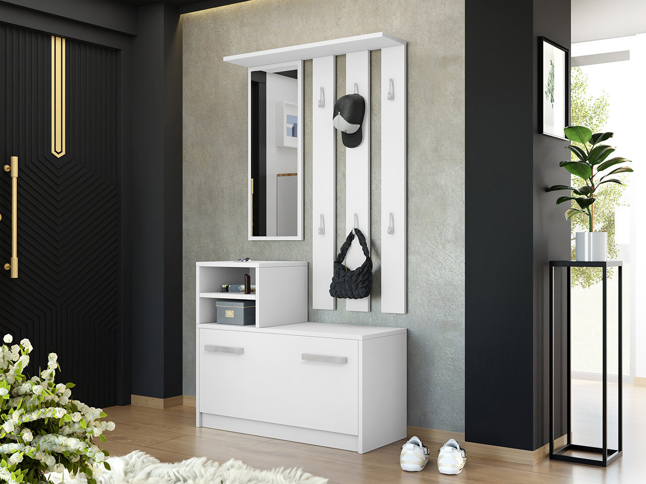 Esikukomplekt Mandeville 100 (Valge)