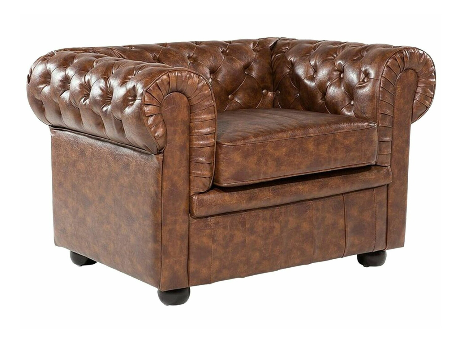 Chesterfield tugitool Cirdoro 105 (Pruun)