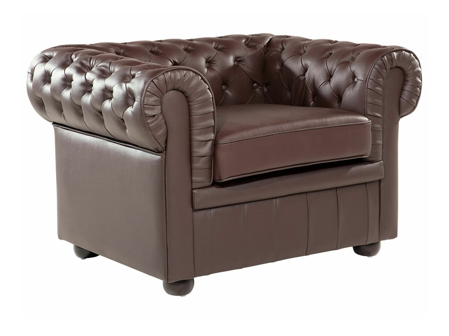 Chesterfield tugitool Cirdoro 105 (Tumepruun)