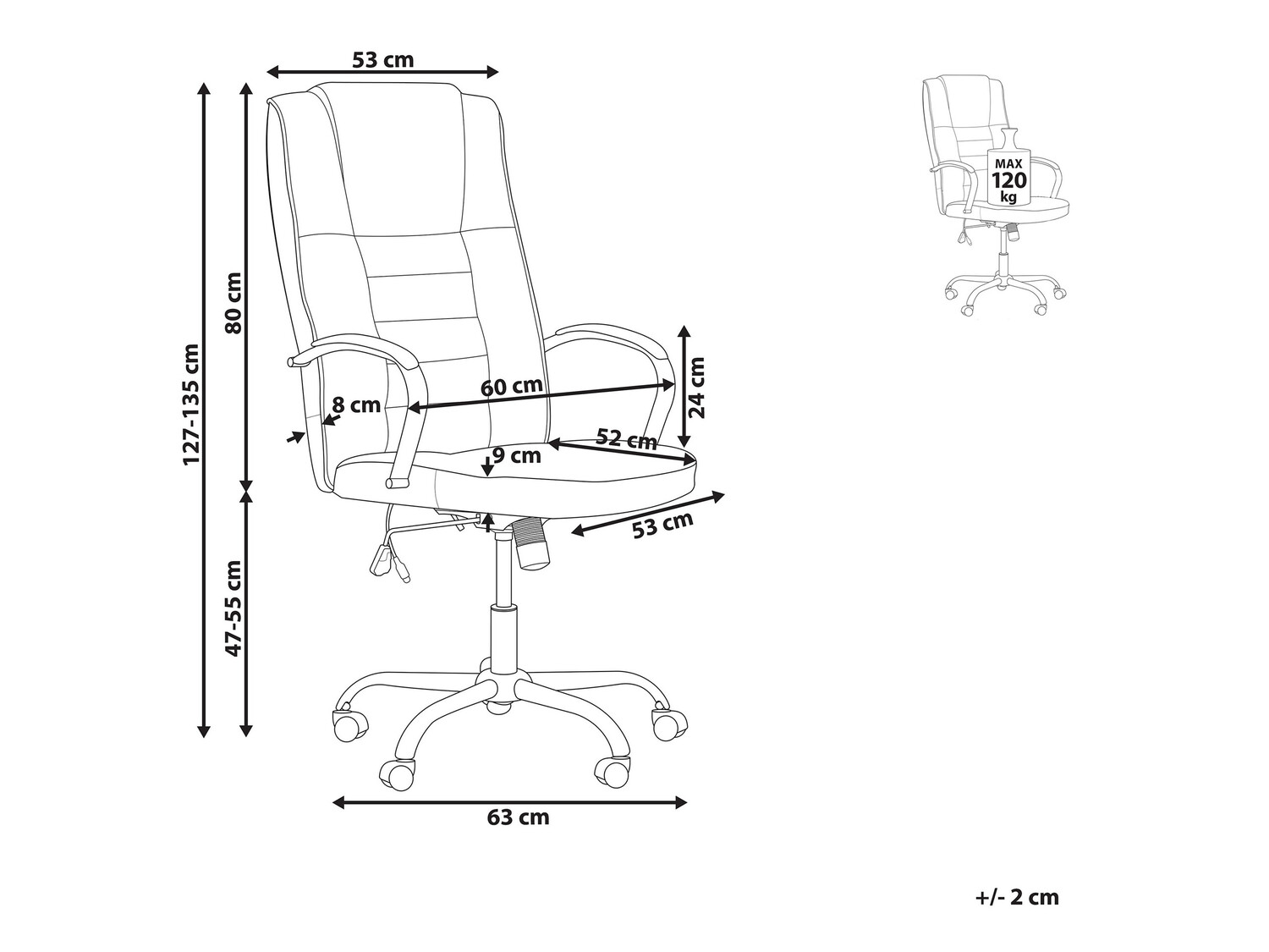 Kontoritool Berwyn 861 (Beež)