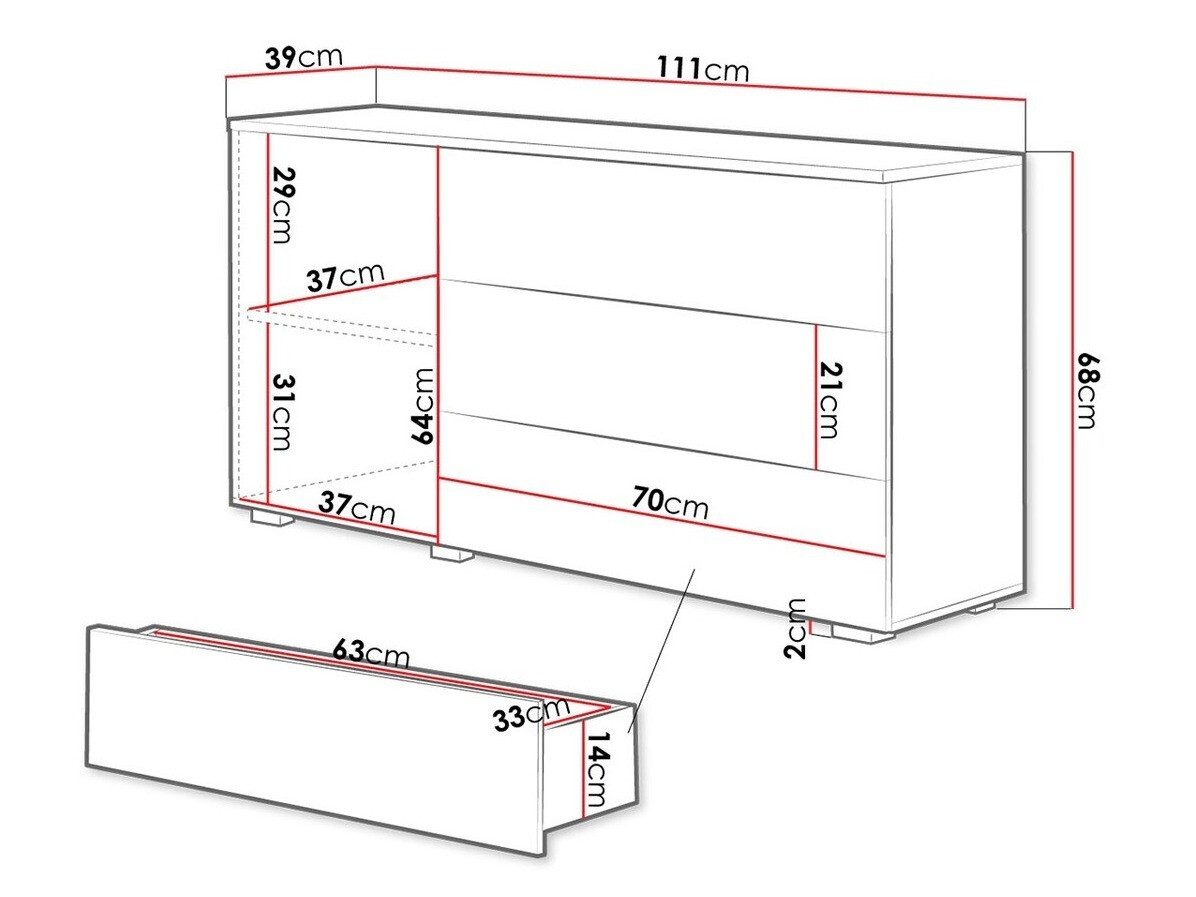 Kummut Sarasota 128 (Valge + Läikiv valge)