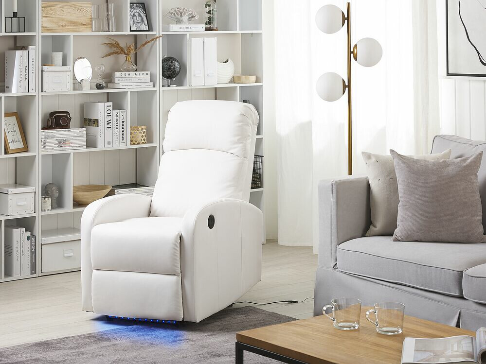 Tugitool recliner Berwyn 890 (Valge)