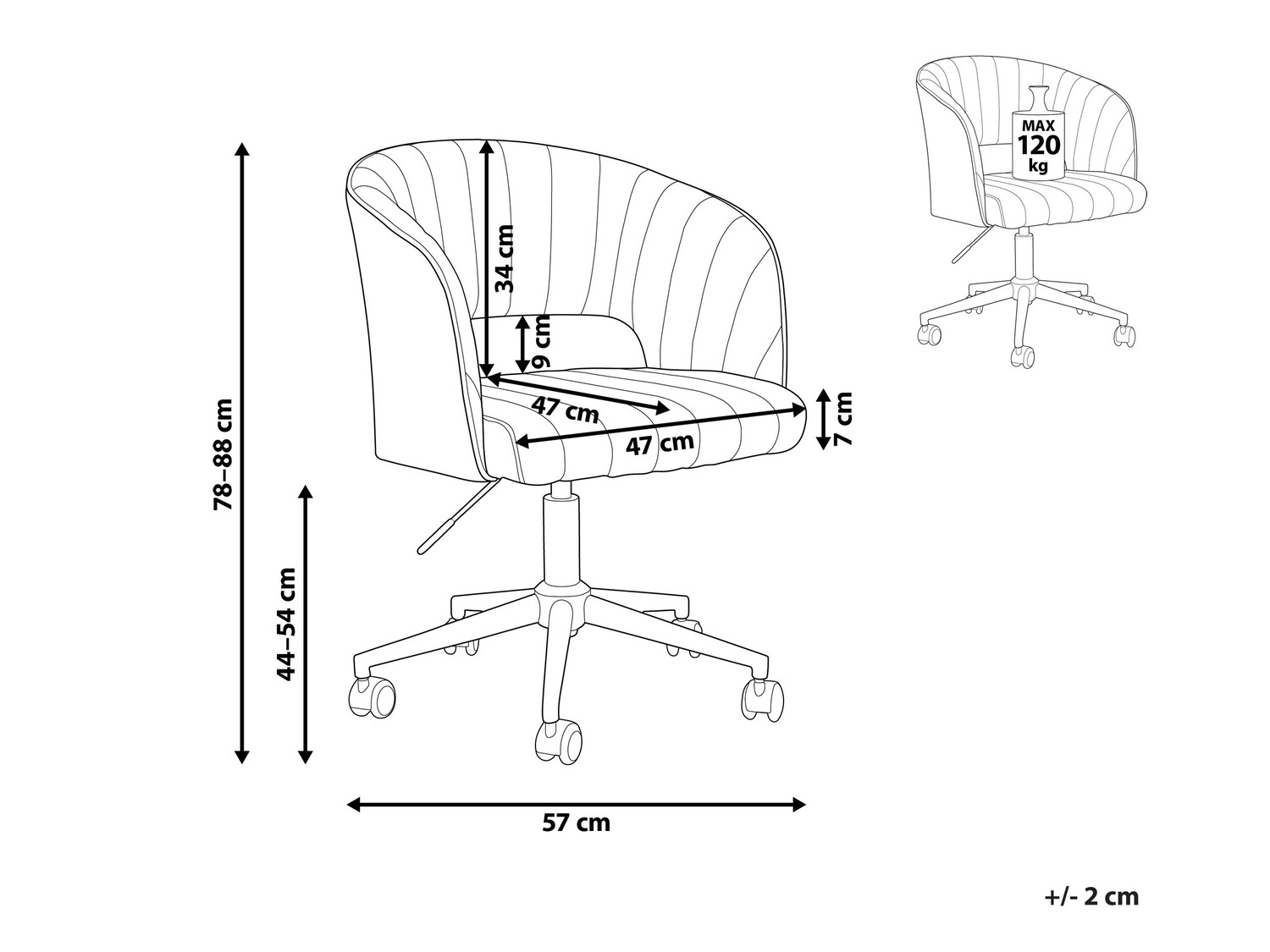 Kontoritool Berwyn 894 (Beež)