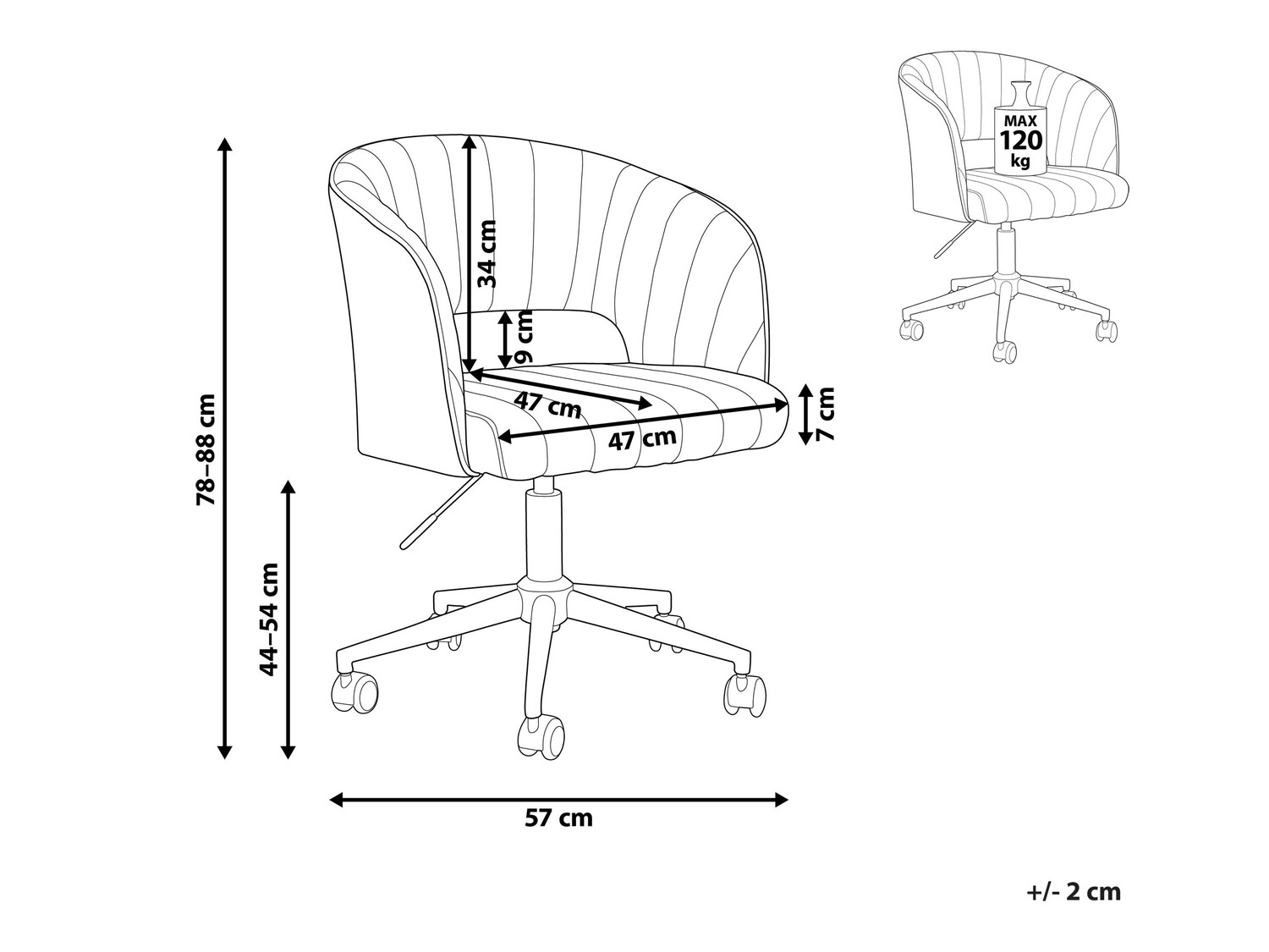 Kontoritool Berwyn 894 (Helesinine)