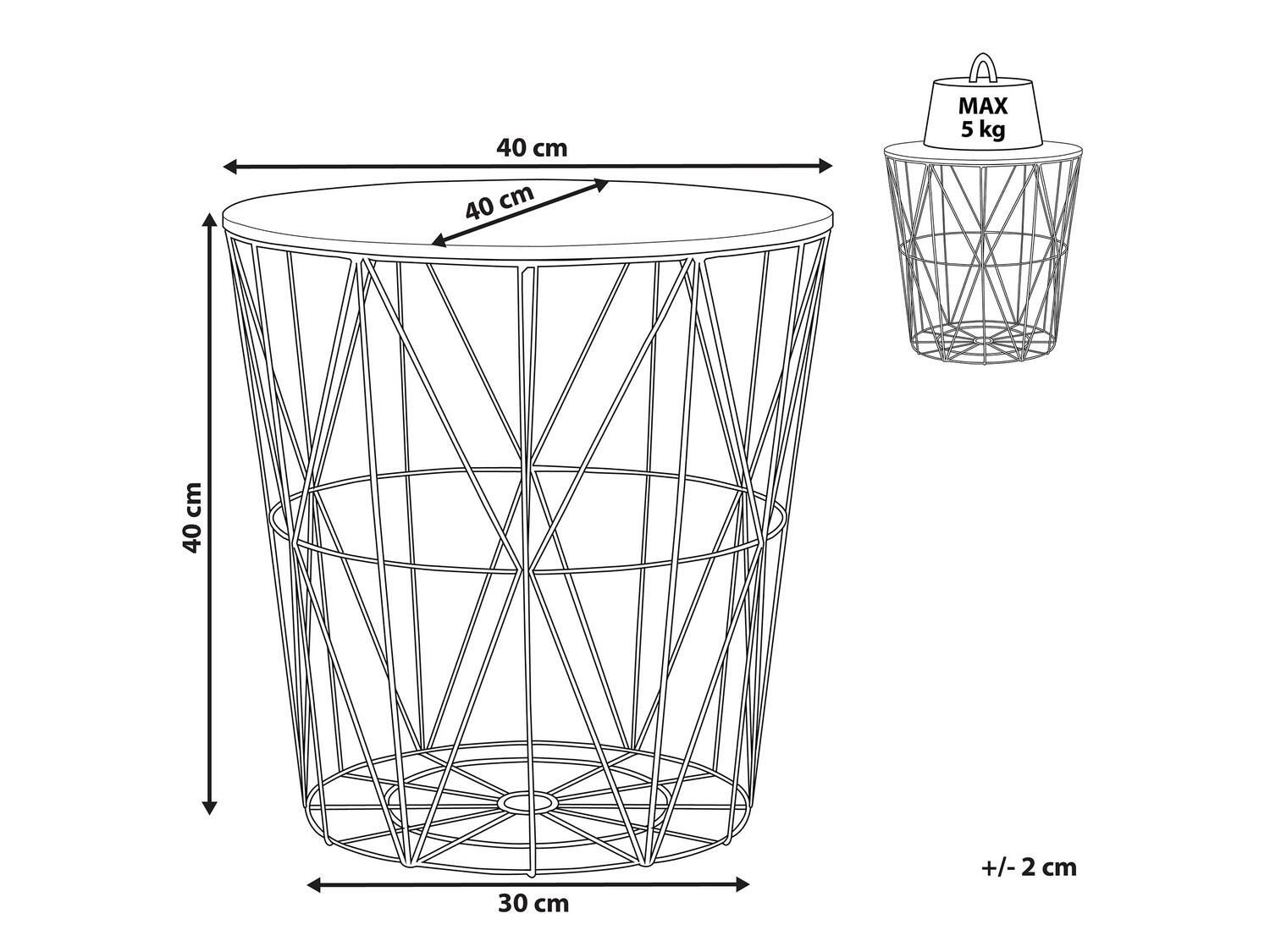 Külglaud Berwyn 914 (Kuldne)