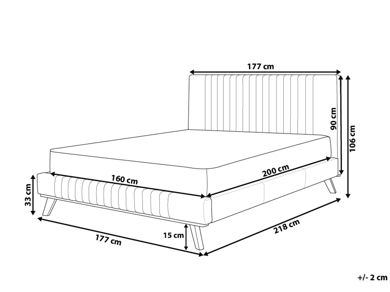 Voodi Berwyn 904 (Beež)
