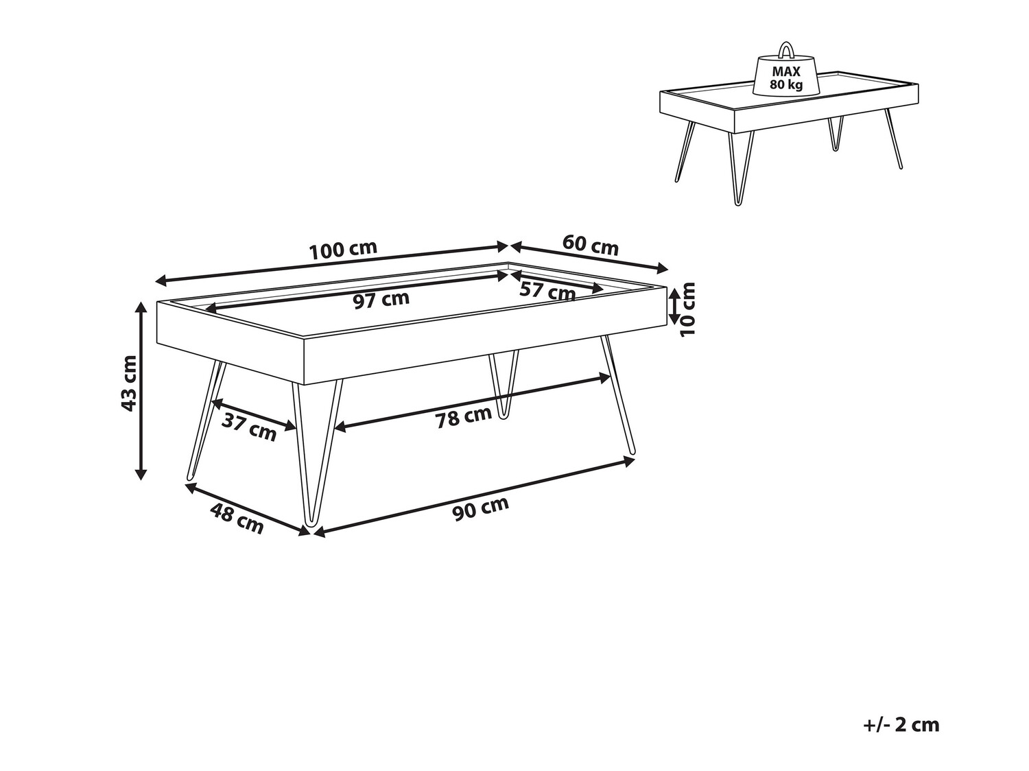Diivanilaud Berwyn 924 (Tume puit)