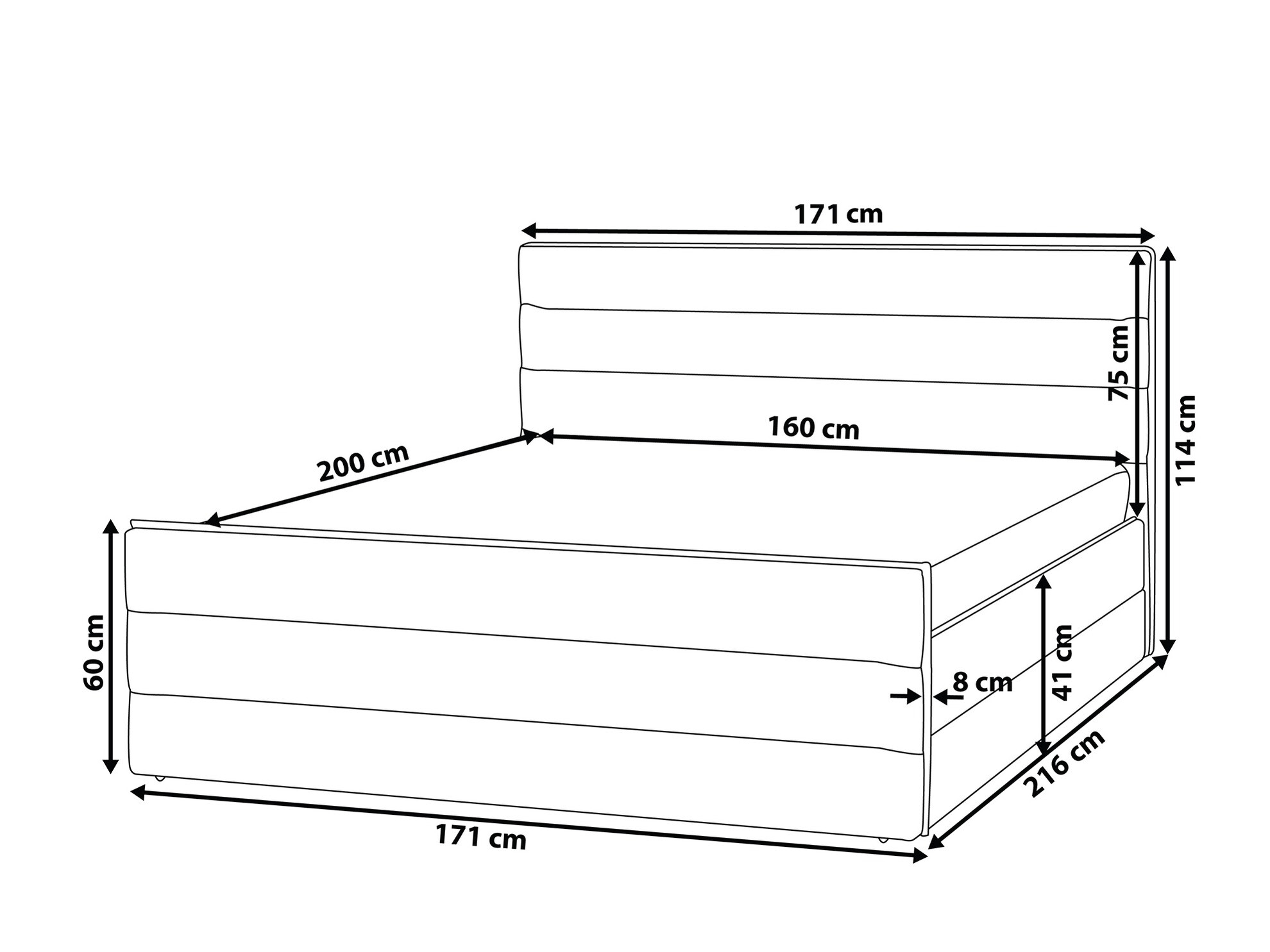 Voodi Berwyn 927 (Hall)