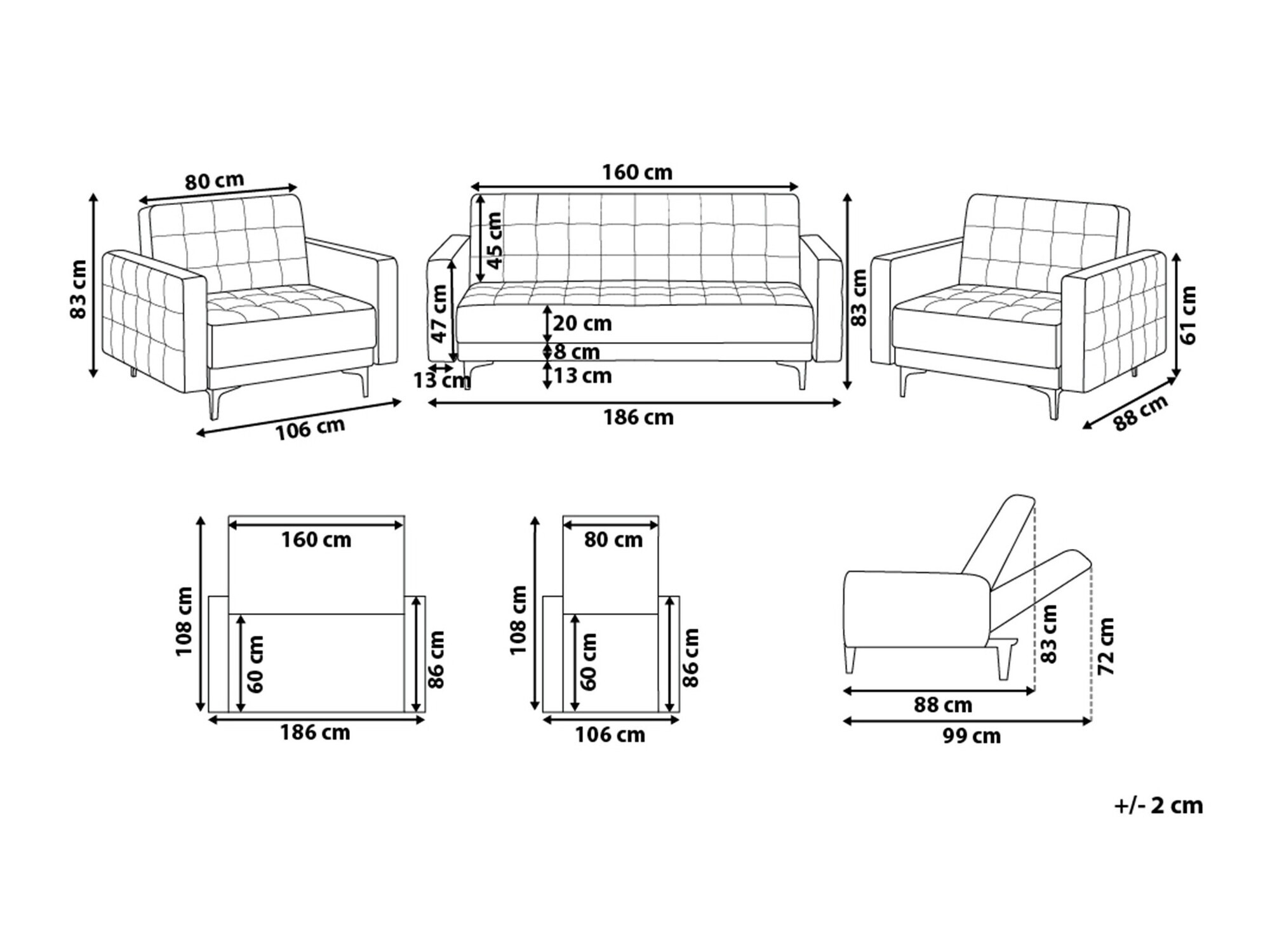 Pehme mööbli komplekt Felvena 114 (Hall)
