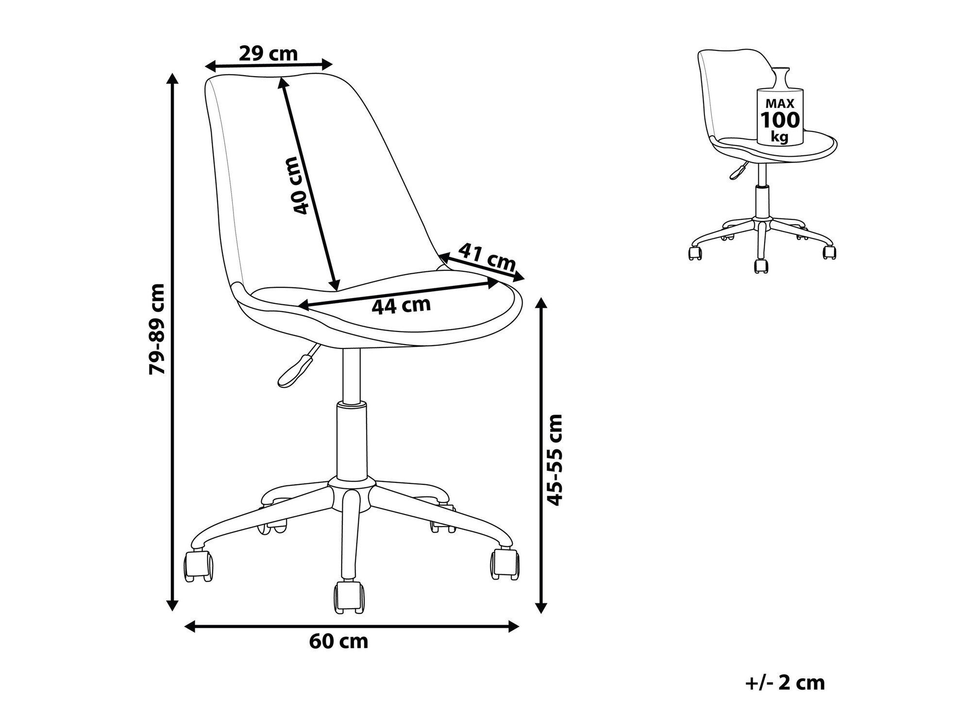 Kontoritool Berwyn 960 (Helesinine)