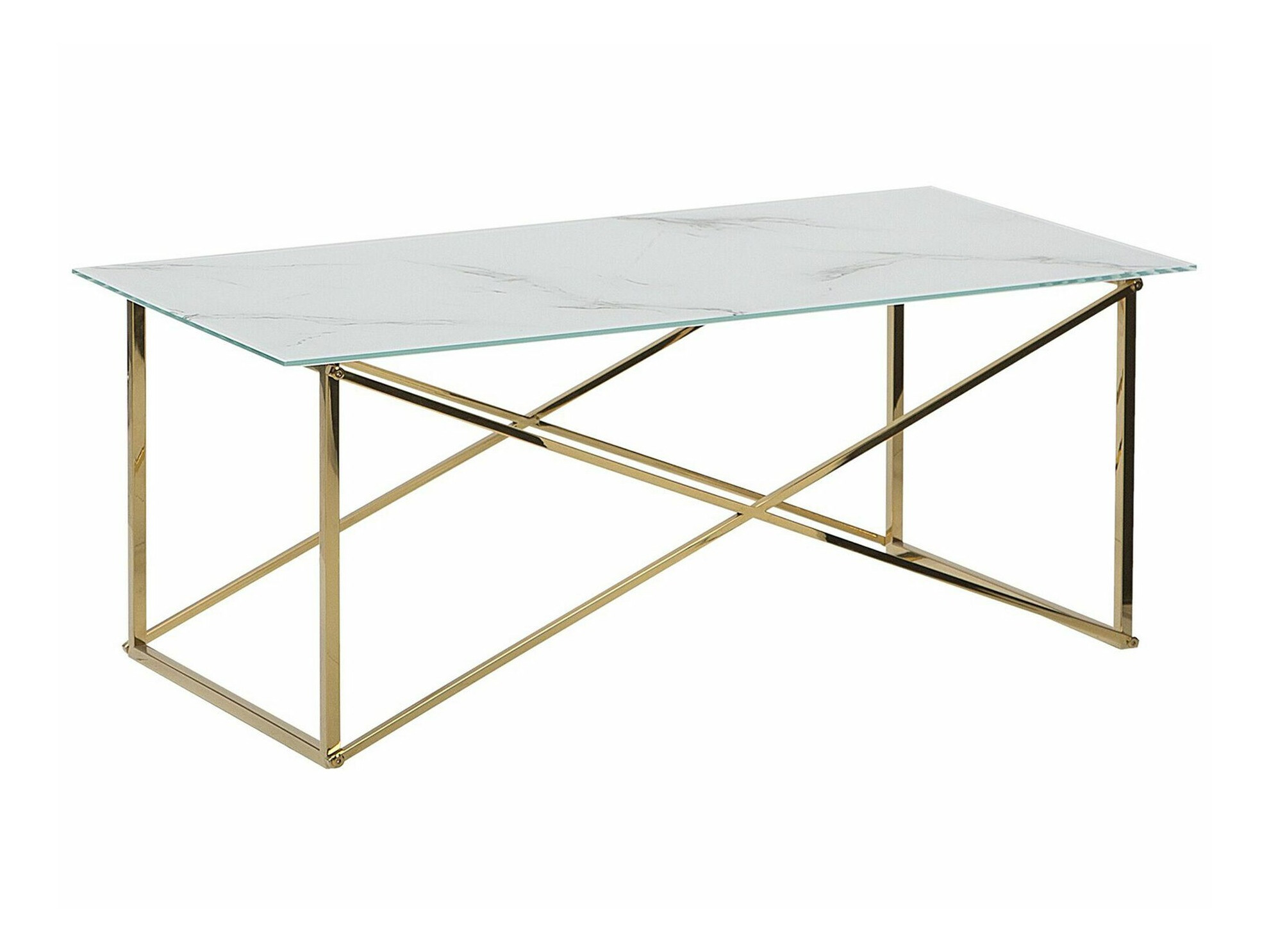 Diivanilaud Berwyn 981 (Valge marmor + Kuldne)