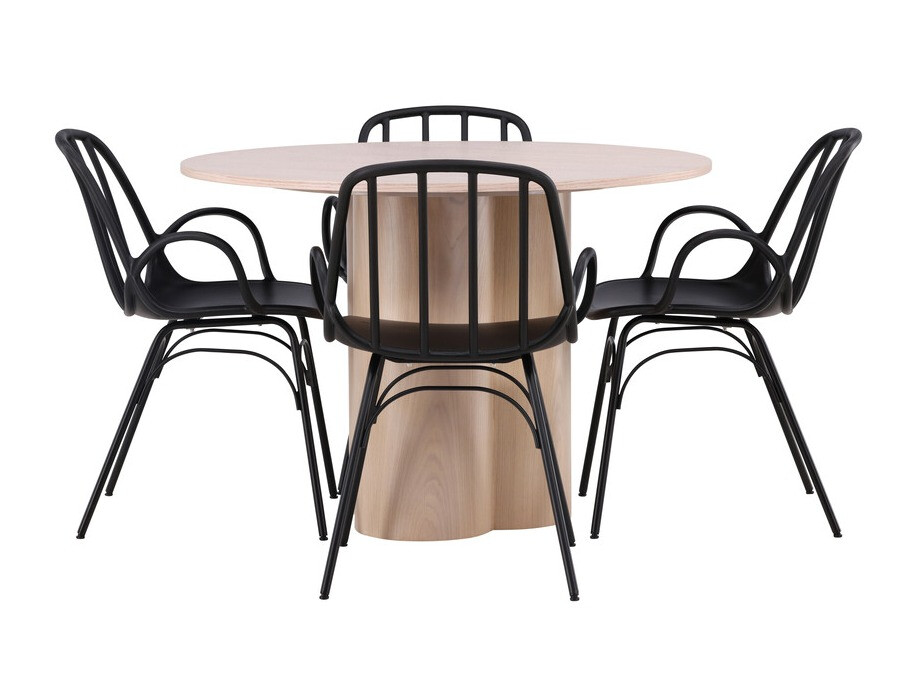 Söögitoakomplekt Dallas 4273 (Must)