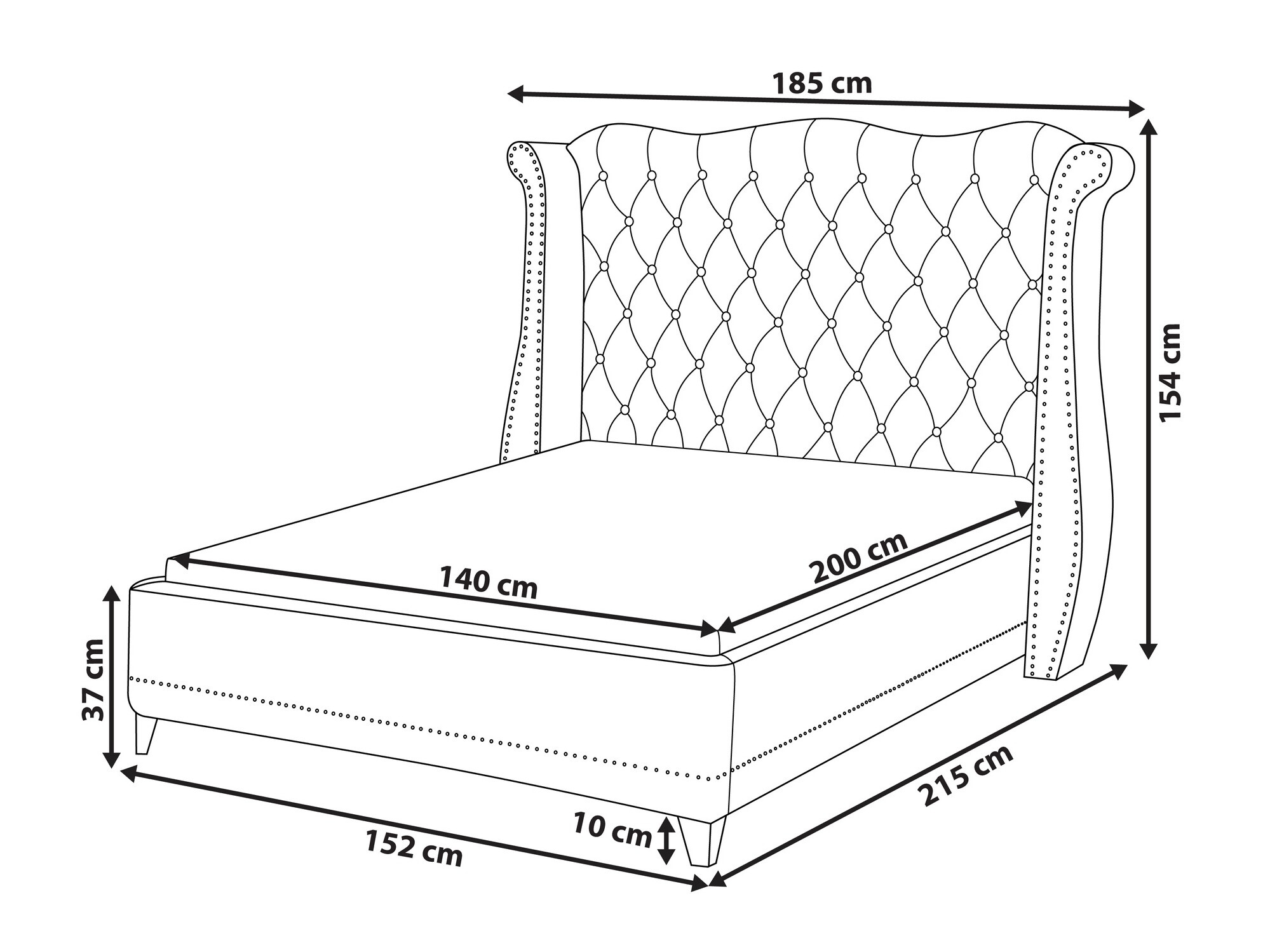 Voodi Berwyn 1013 (Beež)