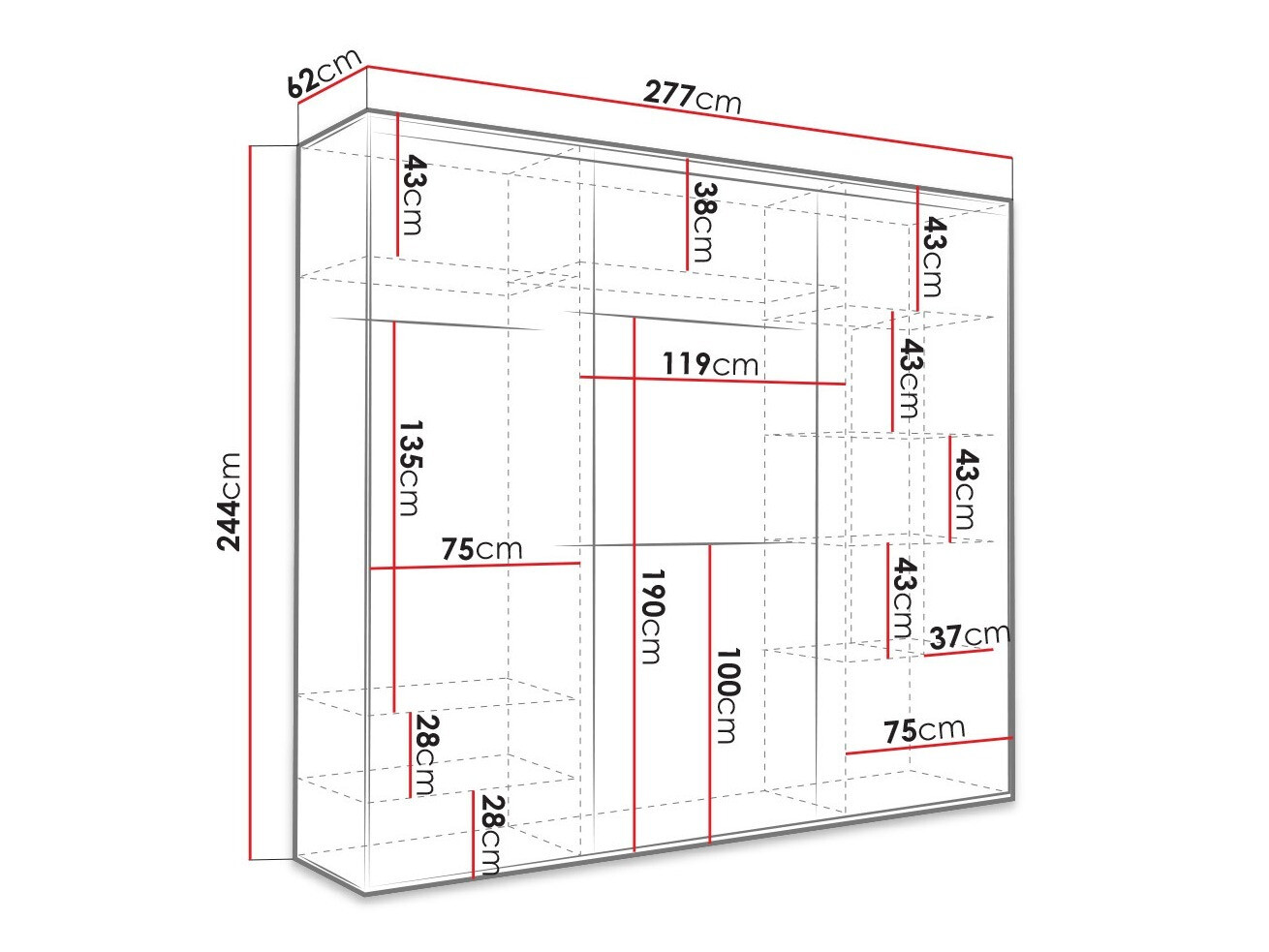 Riidekapp Murrieta 146