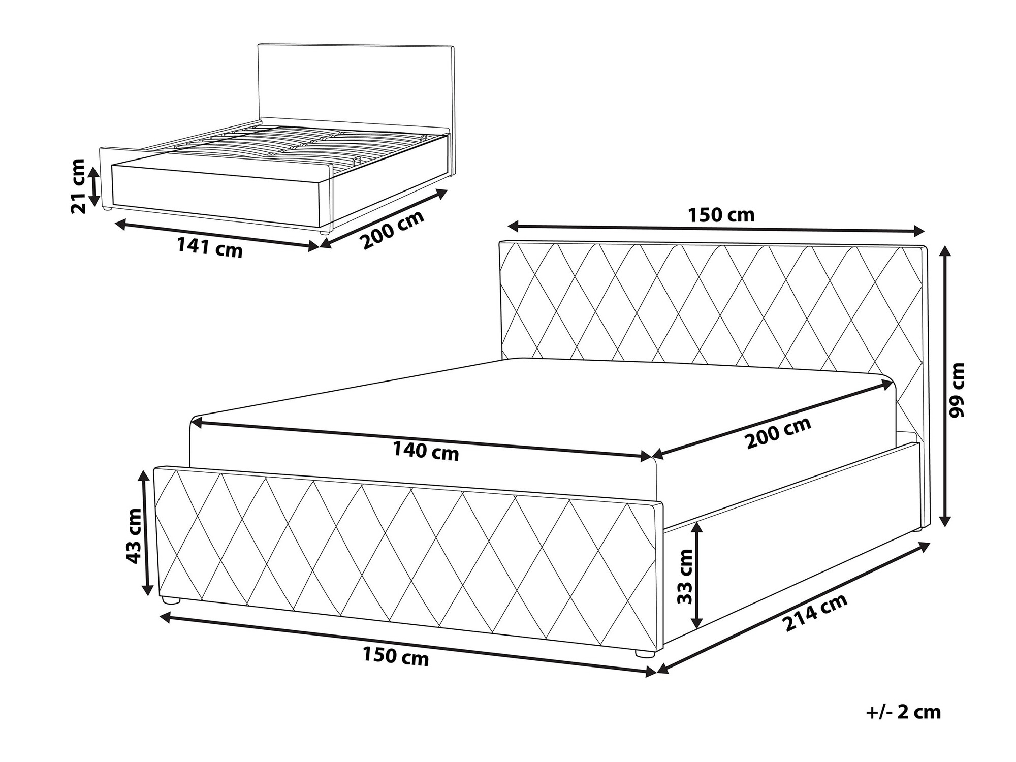 Voodi Berwyn 1104 (Hall)