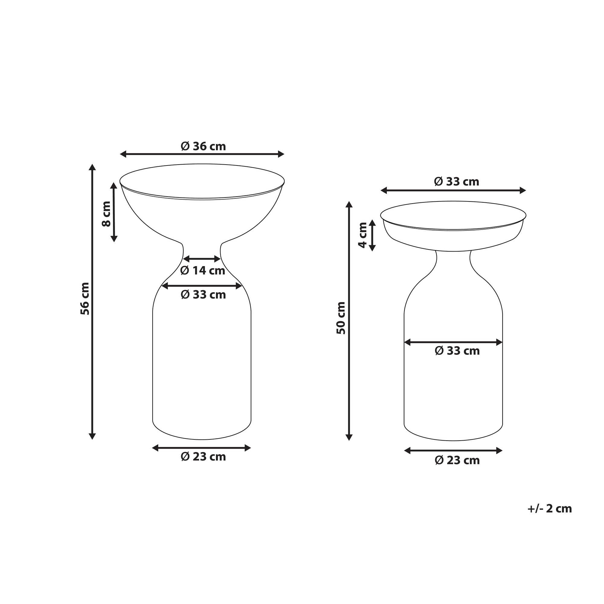 Kõrvallaudade komplekt Berwyn 1183 (Must)