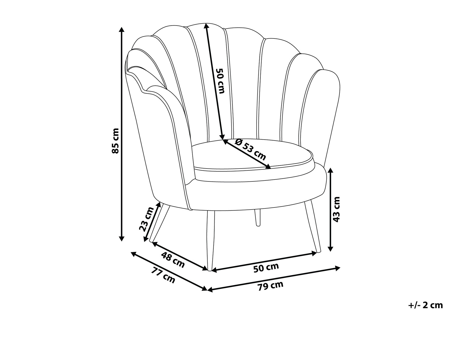 Tugitool Berwyn 1227 (Valge)