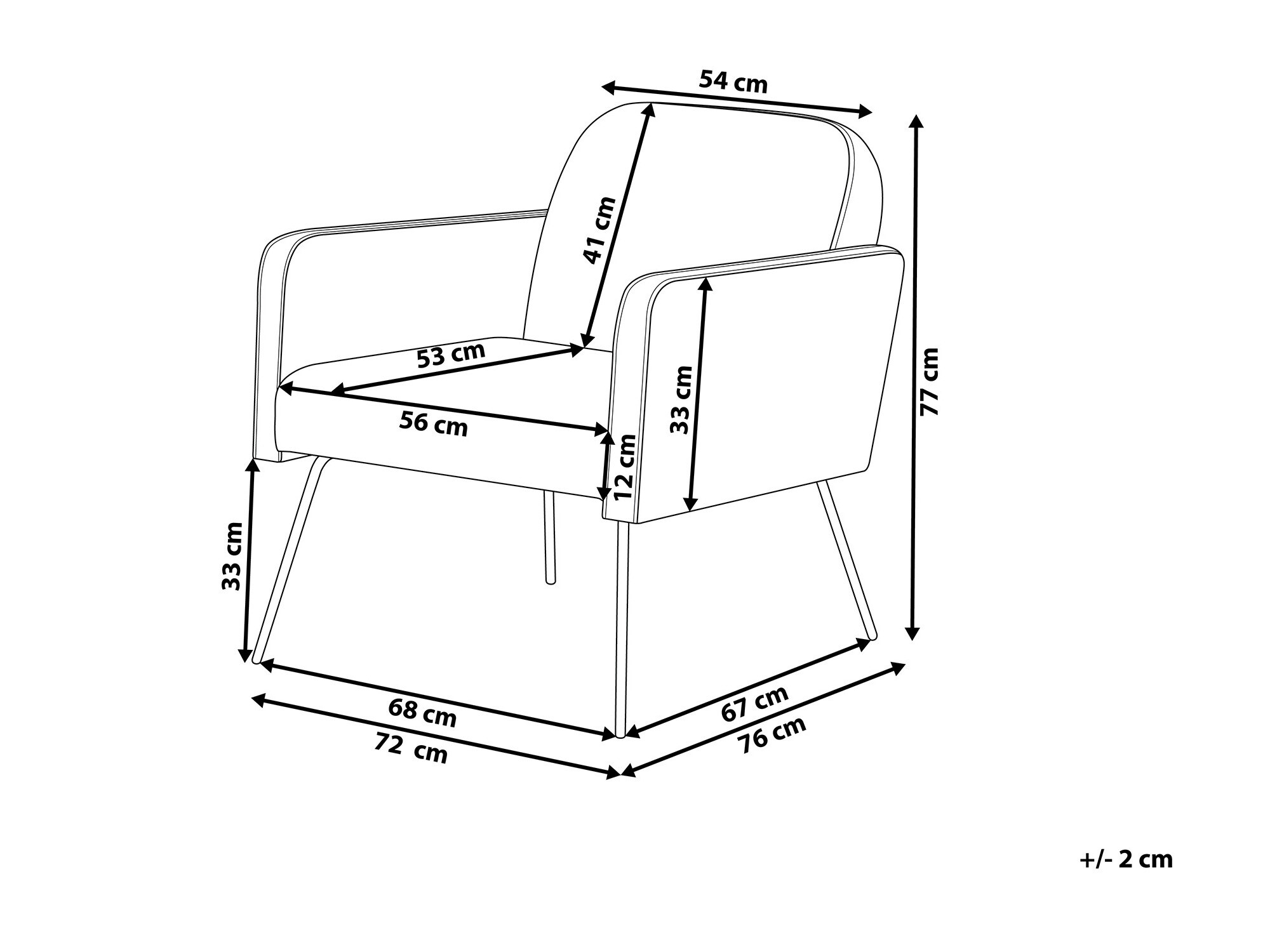 Tugitool Berwyn 1234 (Kollane)