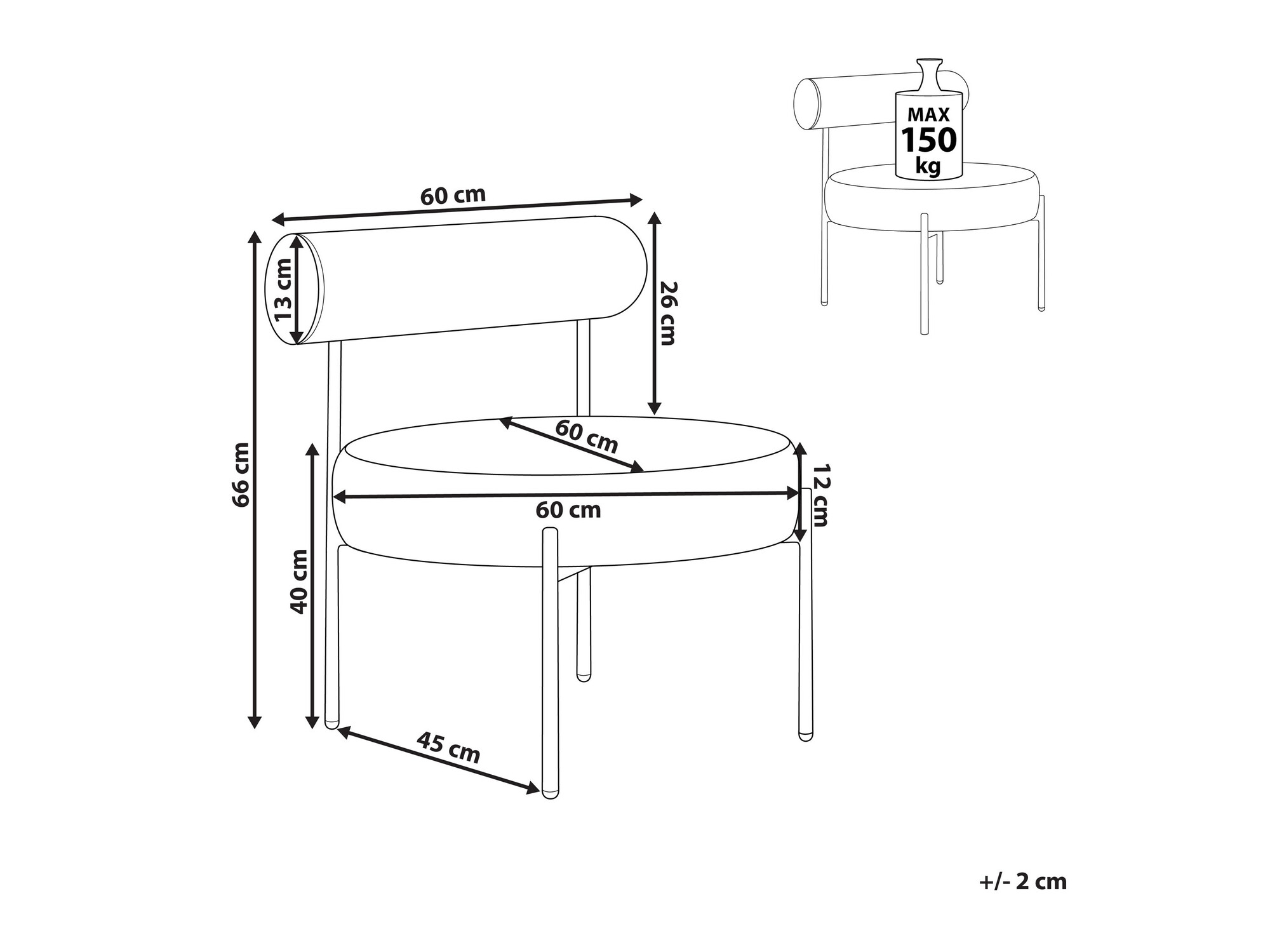 Tugitool Berwyn 1268 (Hele piparmünt)