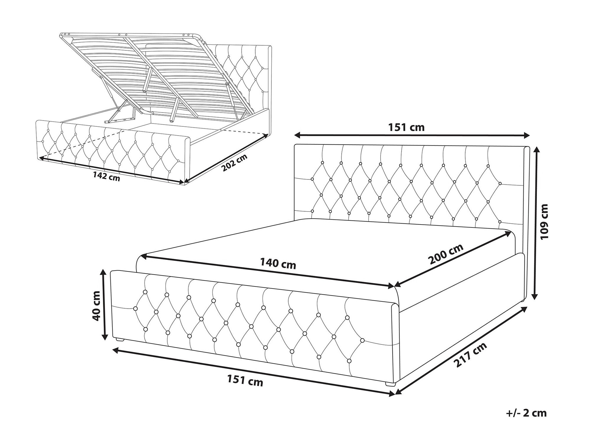 Voodi Berwyn 1267 (Hall)
