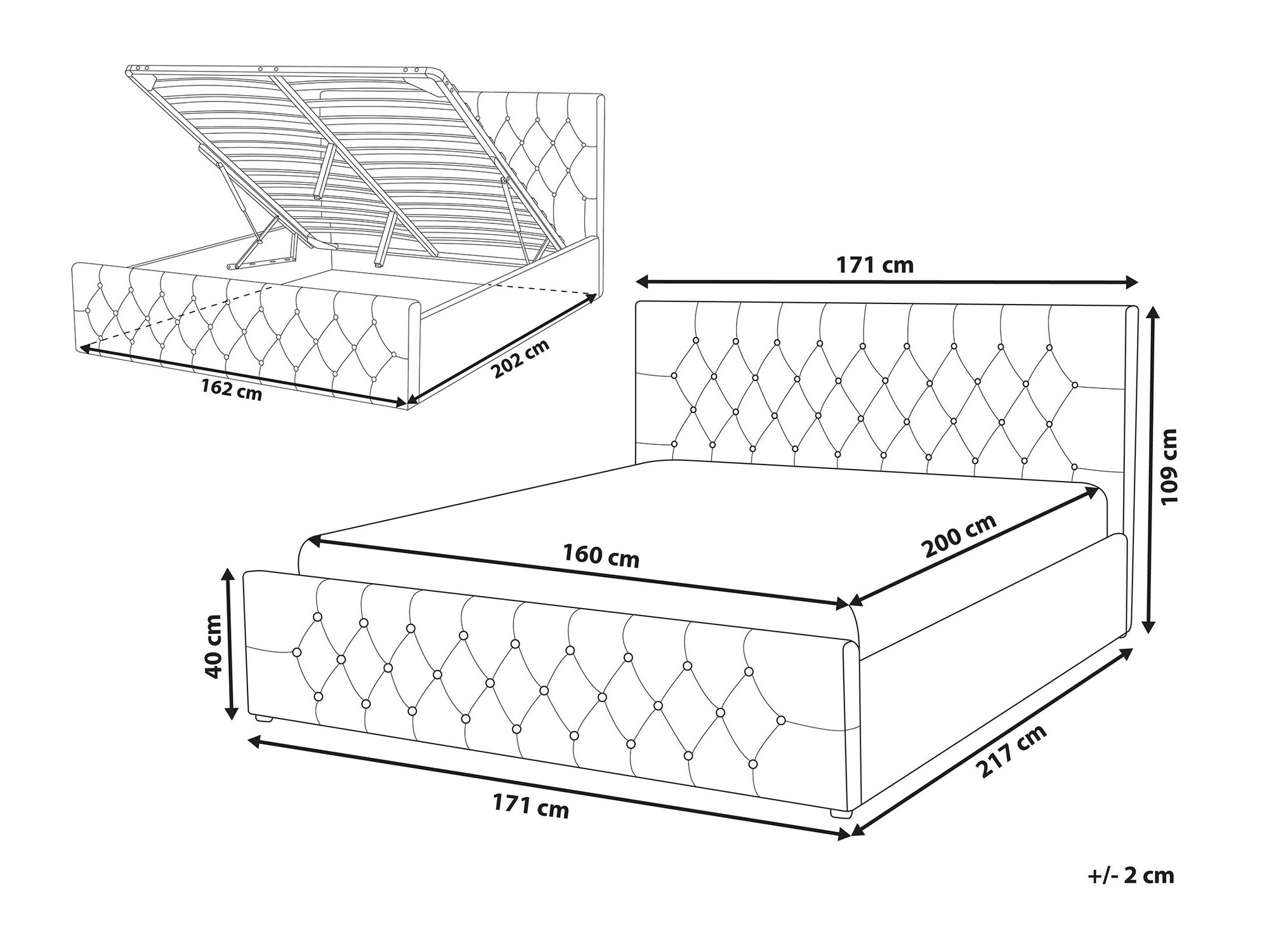 Voodi Berwyn 1267 (Hall)
