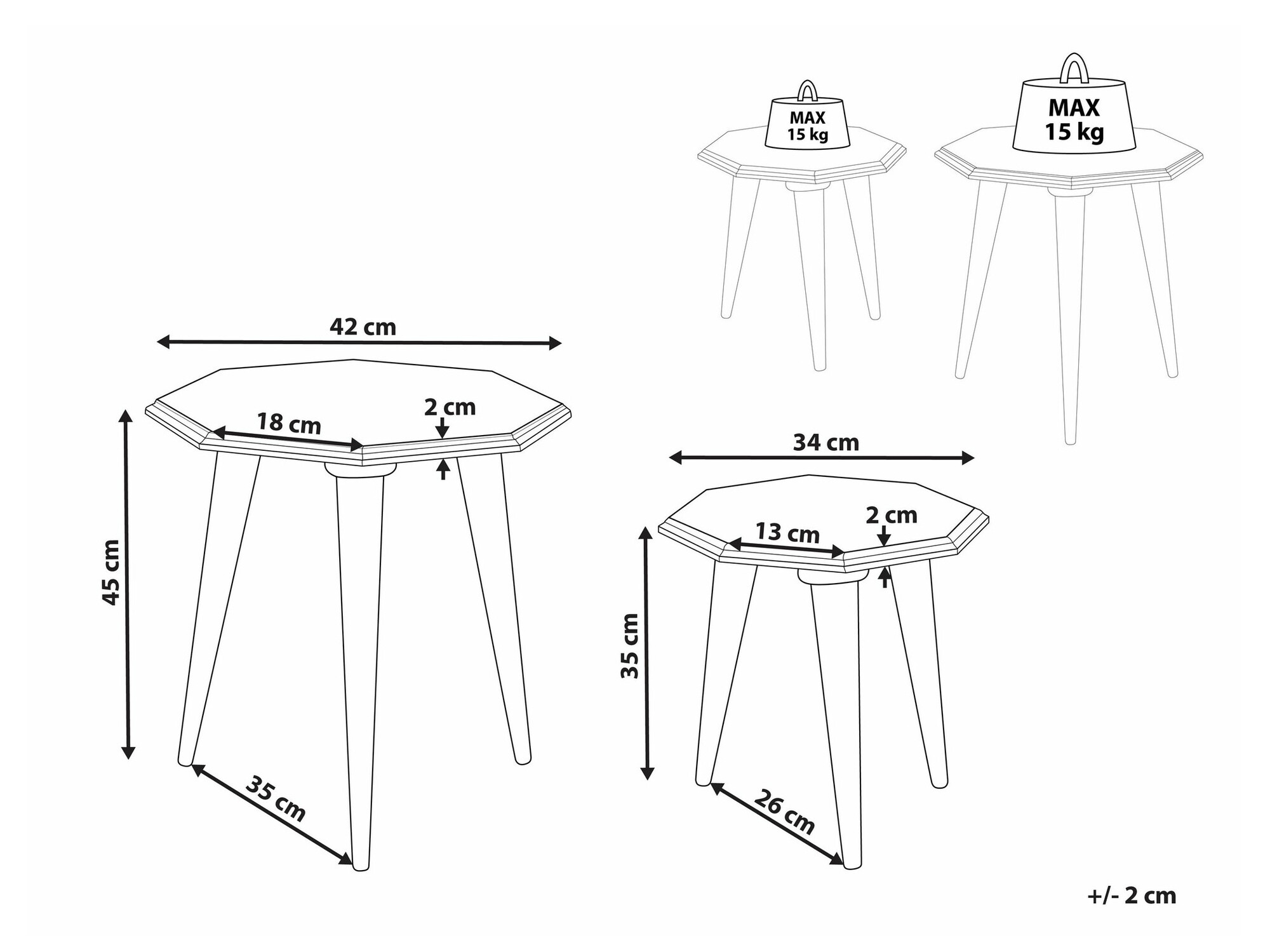 Kõrvallaudade komplekt Berwyn 1298