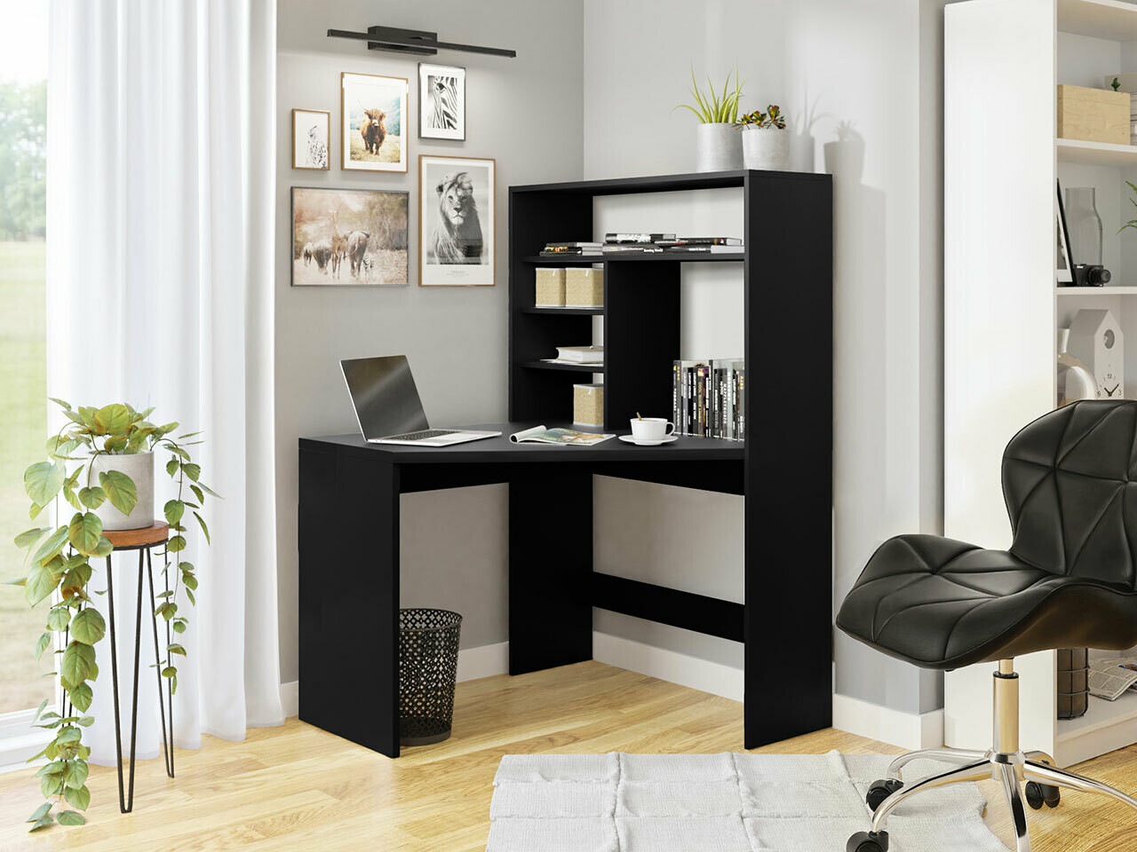 Kontori nurgalaud Claral (Must)