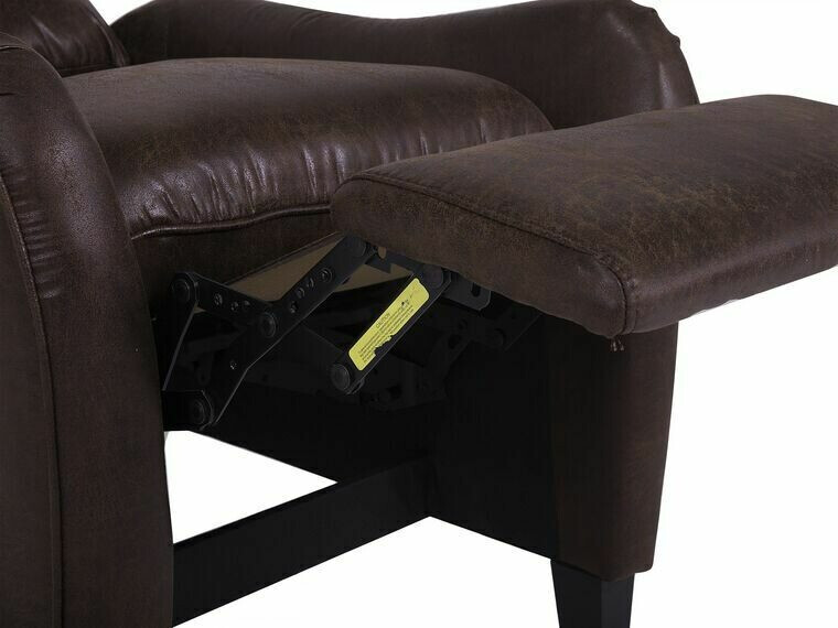 Tugitool recliner Berwyn 1329 (Must + Tumepruun)