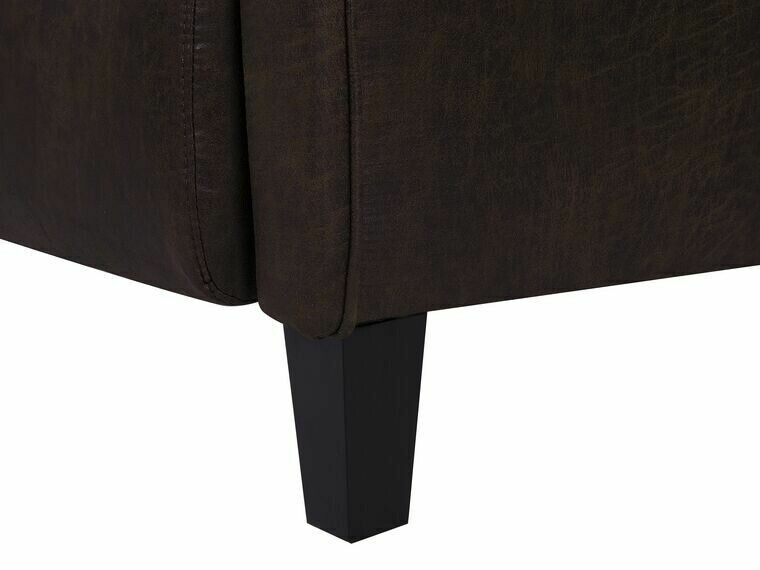 Tugitool recliner Berwyn 1329 (Must + Tumepruun)