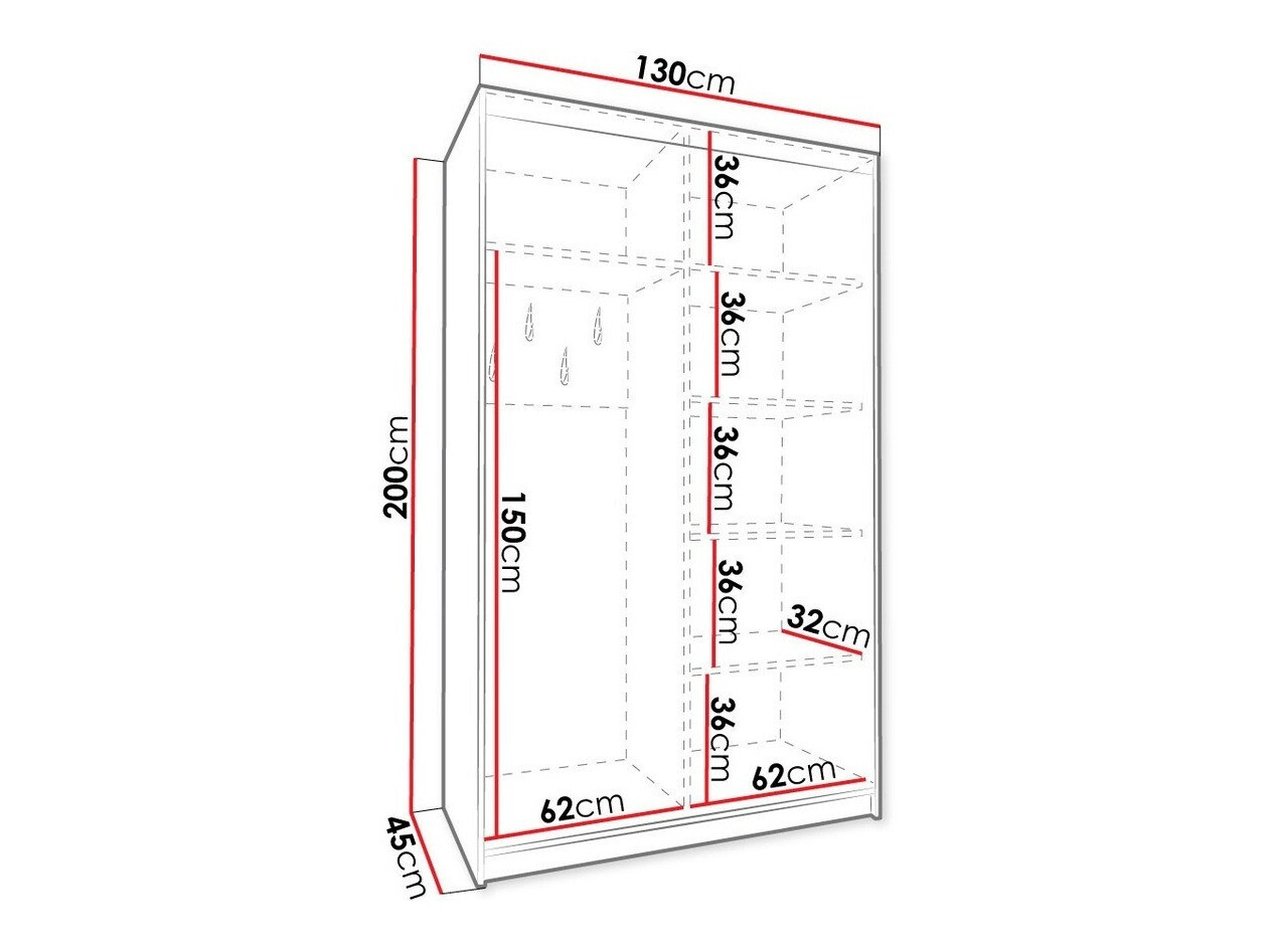 Riidekapp Hartford 219
