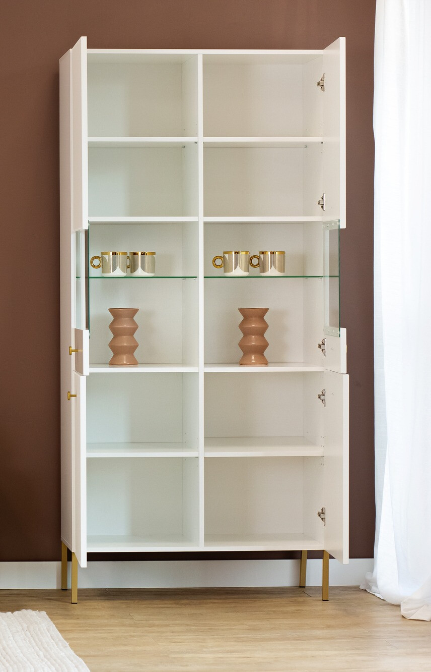 Riiul Etliva 108 (Valge + Kuldne)