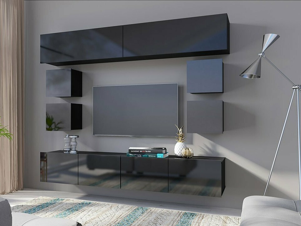 Seinakapp Tivdalu 124 (Must + Läikiv must)