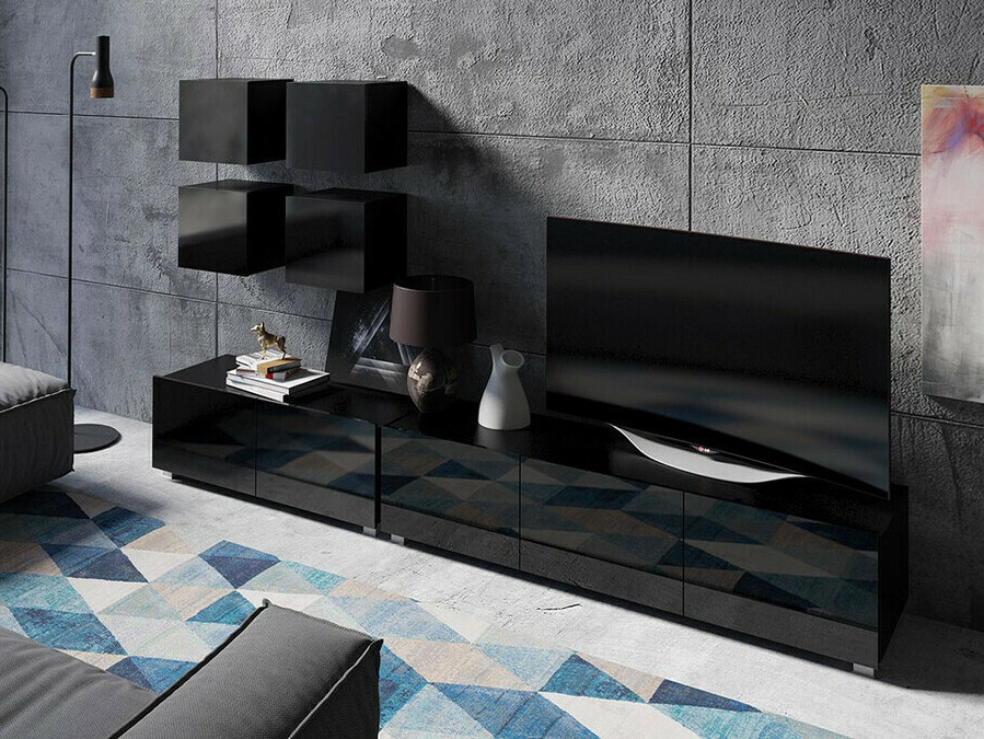 Seinakapp Tivdalu 124 (Must + Läikiv must)