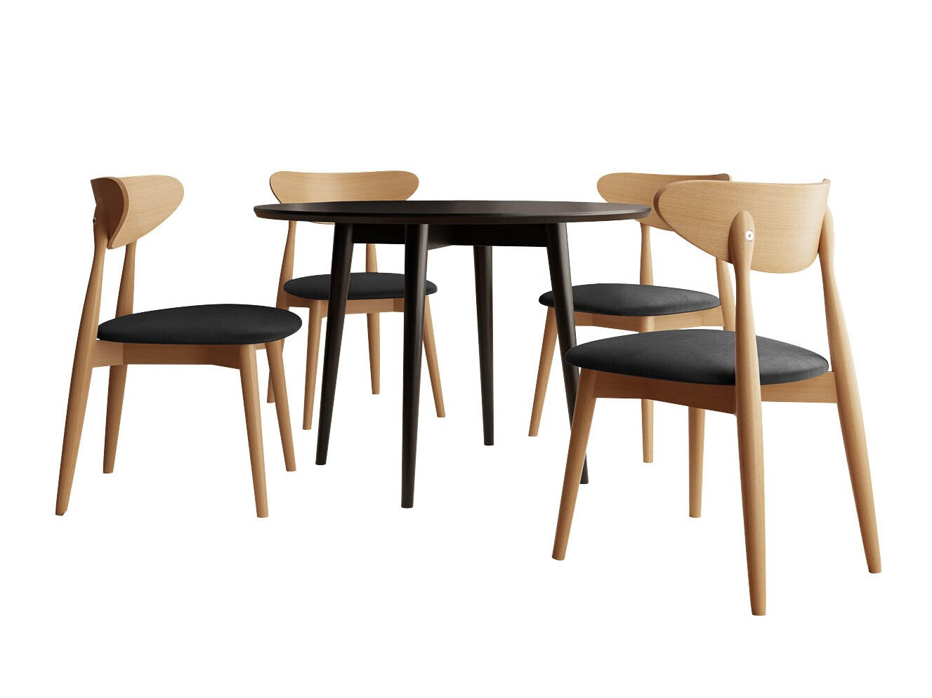 Söögitoakomplekt Racine 124 (Pruun)