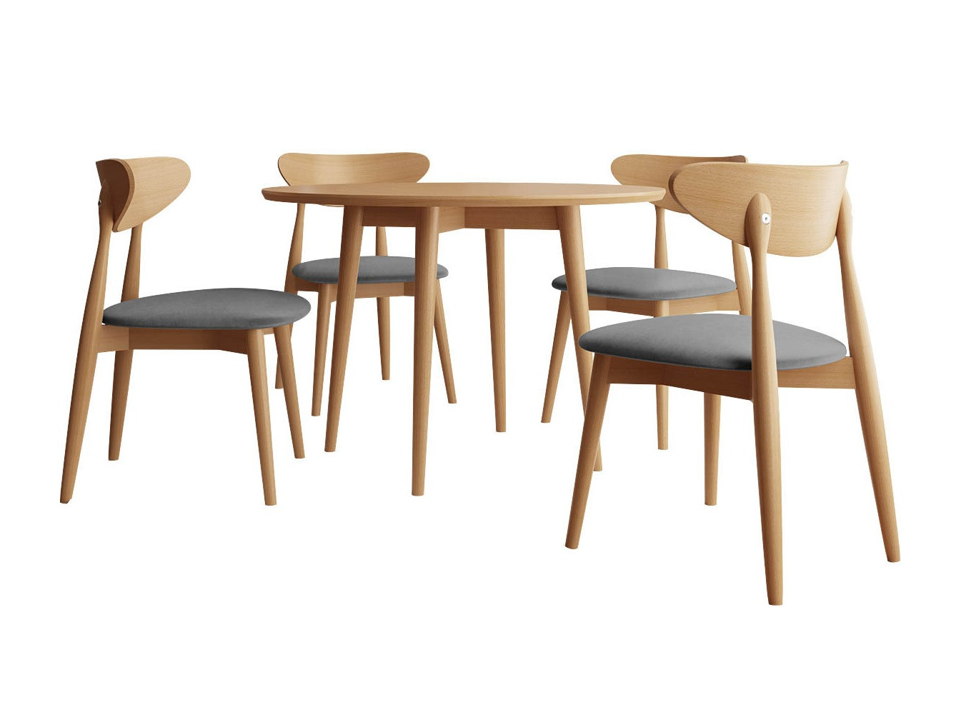 Söögitoakomplekt Racine 124 (Pruun)