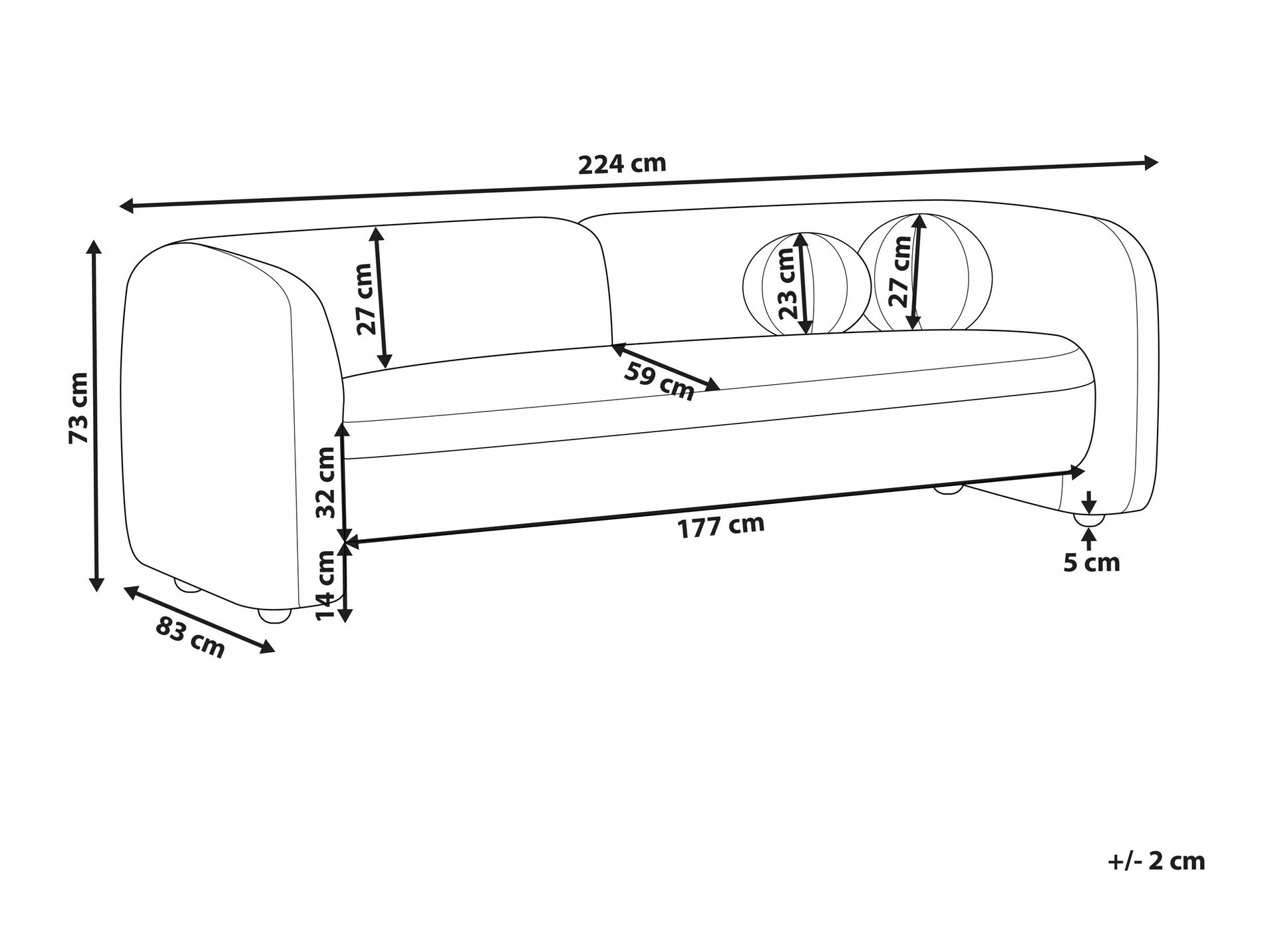 Diivan Veselme 102 (Valge)