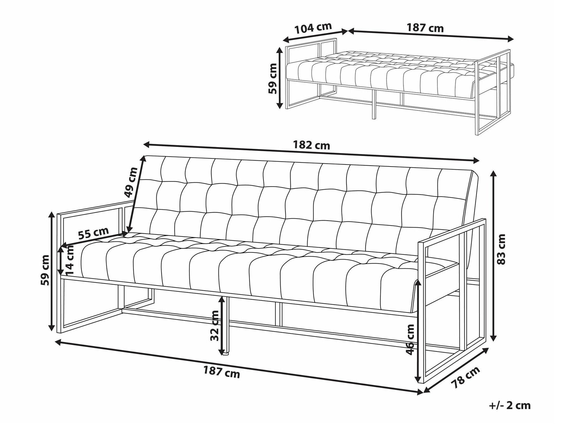 Diivanvoodi Berwyn 1585 (Roheline)