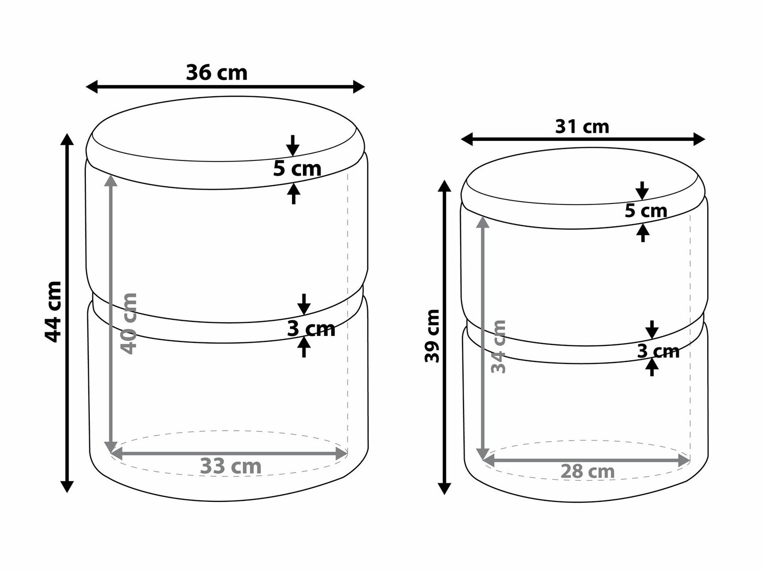 Tumbade komplekt Berwyn 1581 (Pruun)