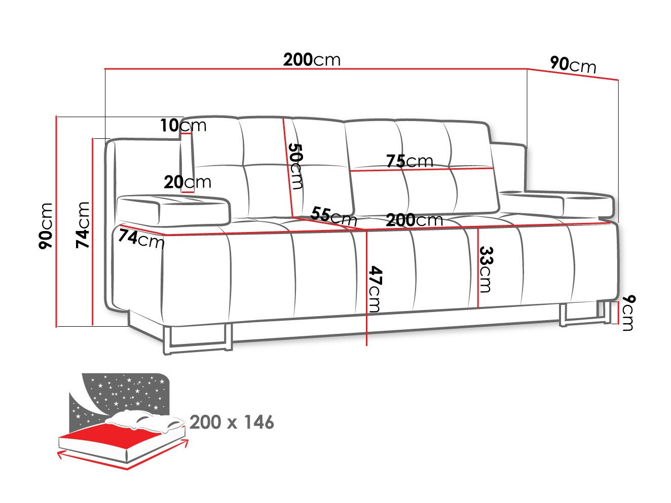 Diivanvoodi Columbus 151 (Lux 06)