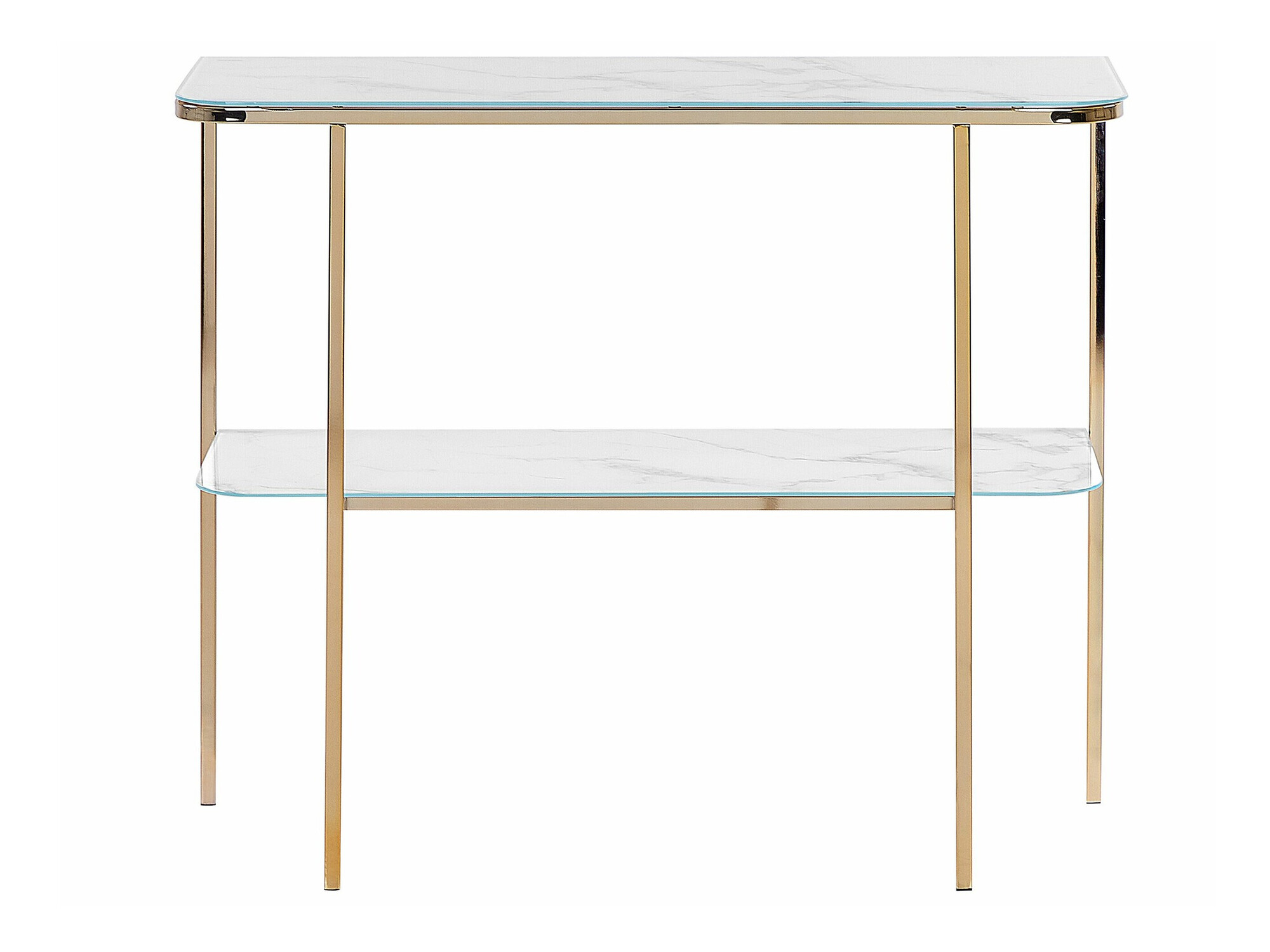 Konsoollaud Berwyn 1669 (Kuldne + Valge marmor)