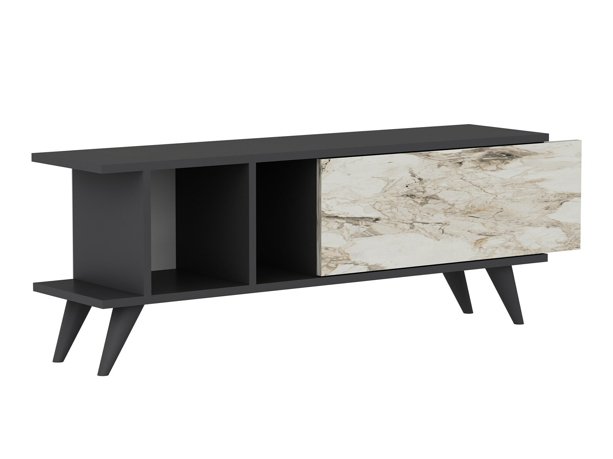 TV-alus Kailua 1952 (Antratsiit + Valge marmor)