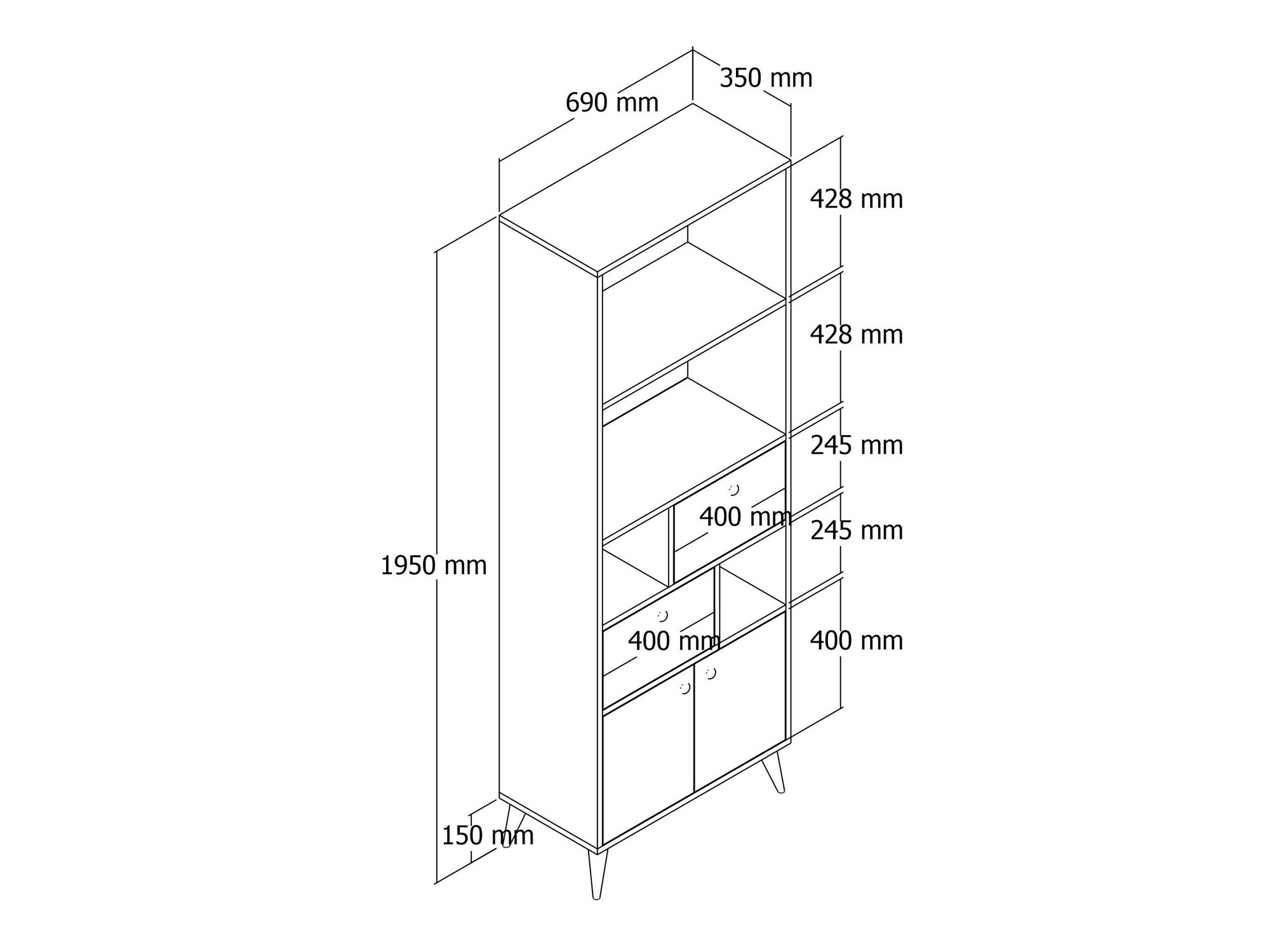 Riiul Kailua 1737 (Tamm)
