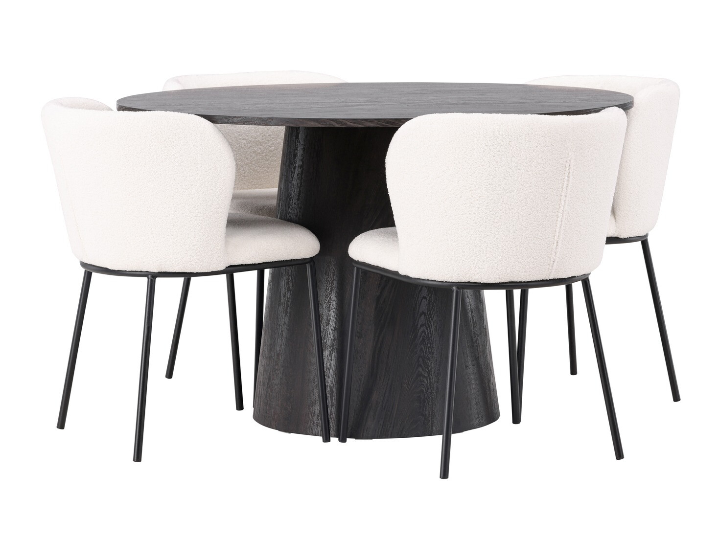 Söögitoakomplekt Dallas 4314 (Tumepruun)