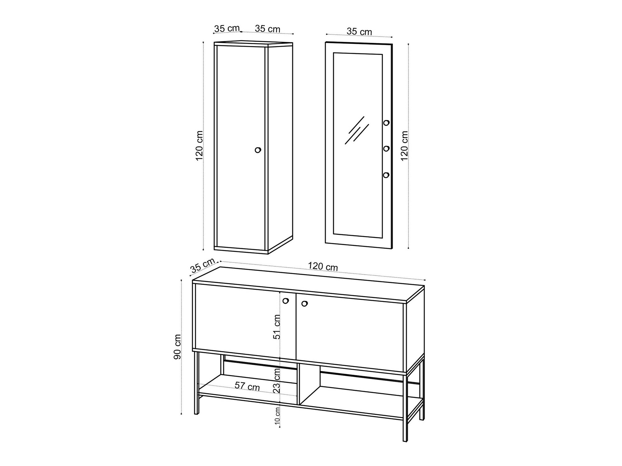 Esikukomplekt Sonliro 108