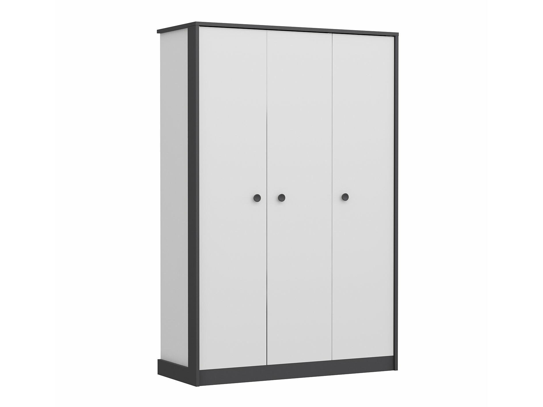 Riidekapp Marelbe 101 (Valge + Antratsiit)