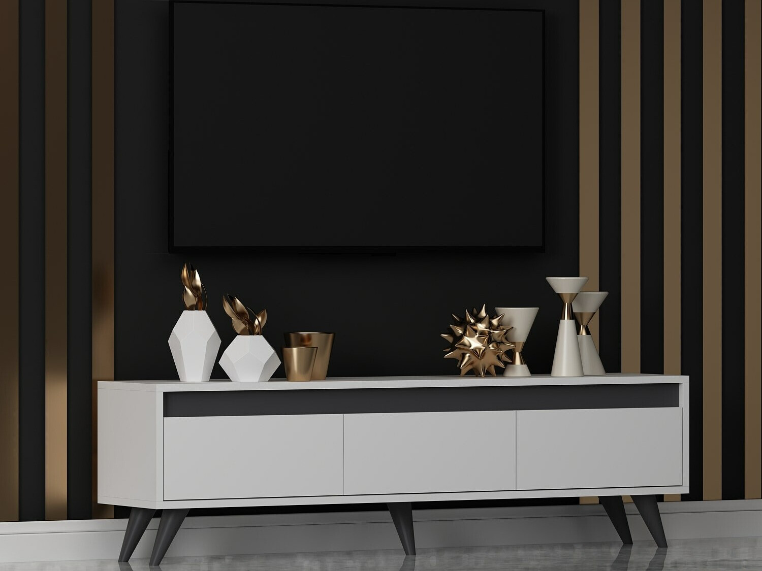 TV-alus Kailua 1956 (Valge + Antratsiit)