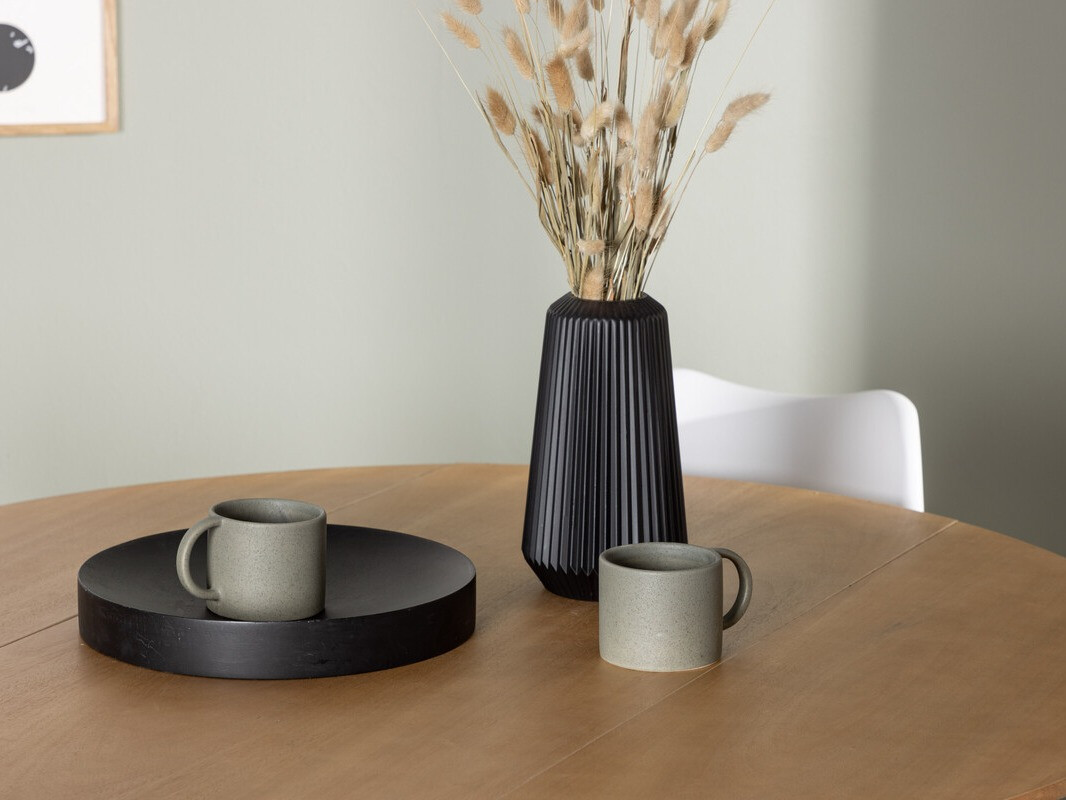 Söögitoakomplekt Dallas 4323 (Valge + Ere puit)